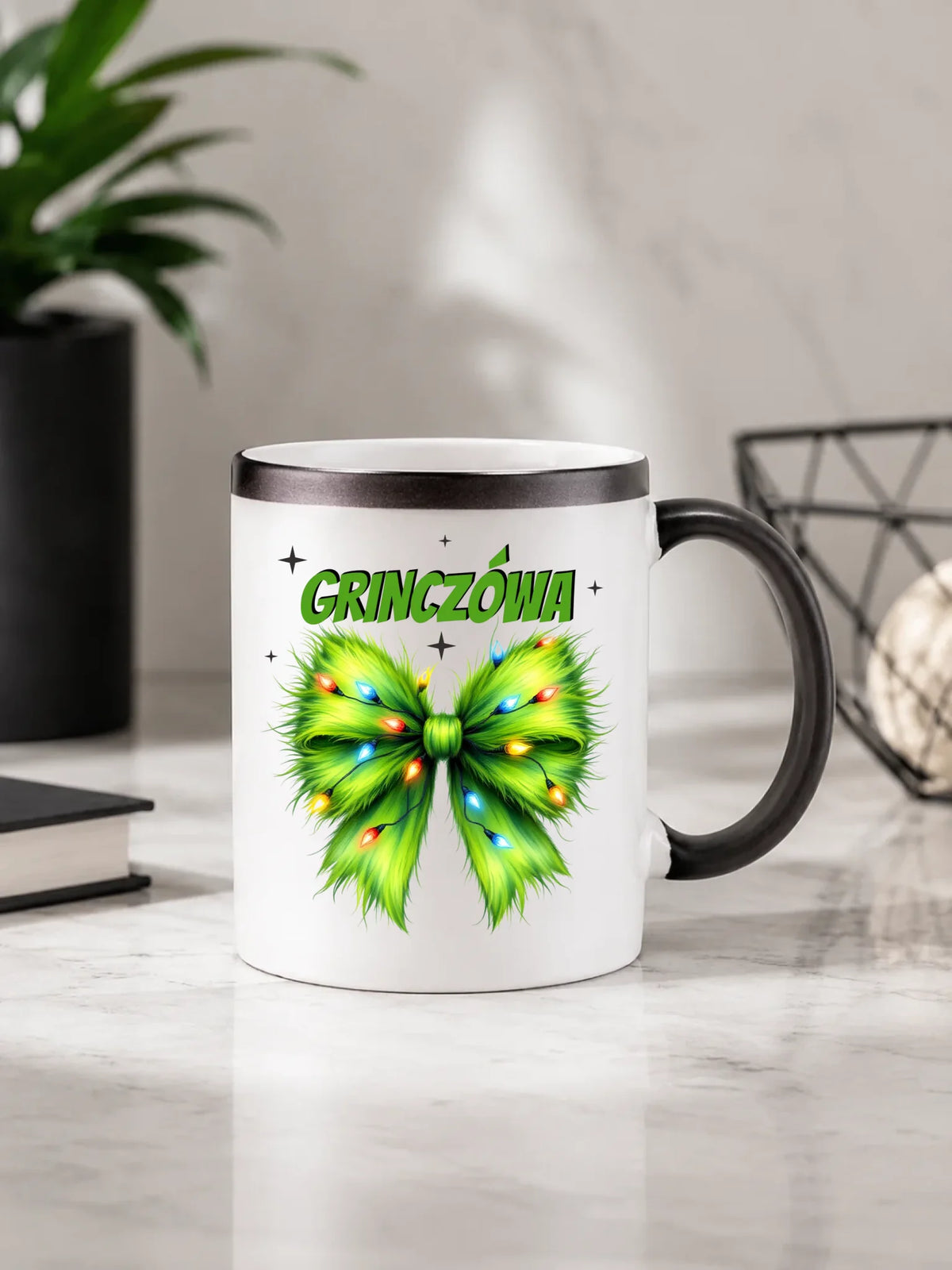 Kubek magiczny świąteczny - Grinczówa BN114