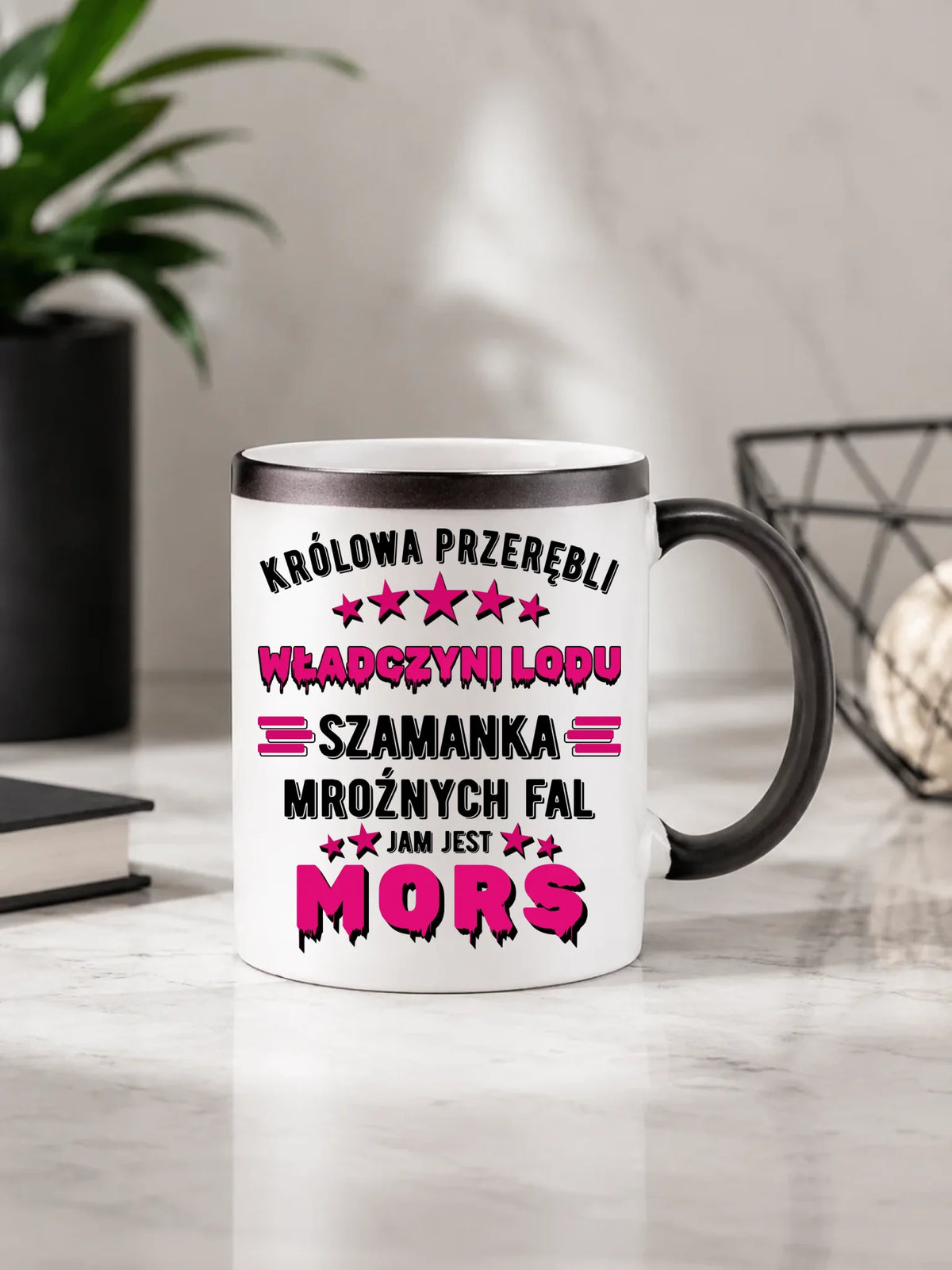 Kubek magiczny - prezent dla morsa - Królowa przerębli Jam jest mors HM17