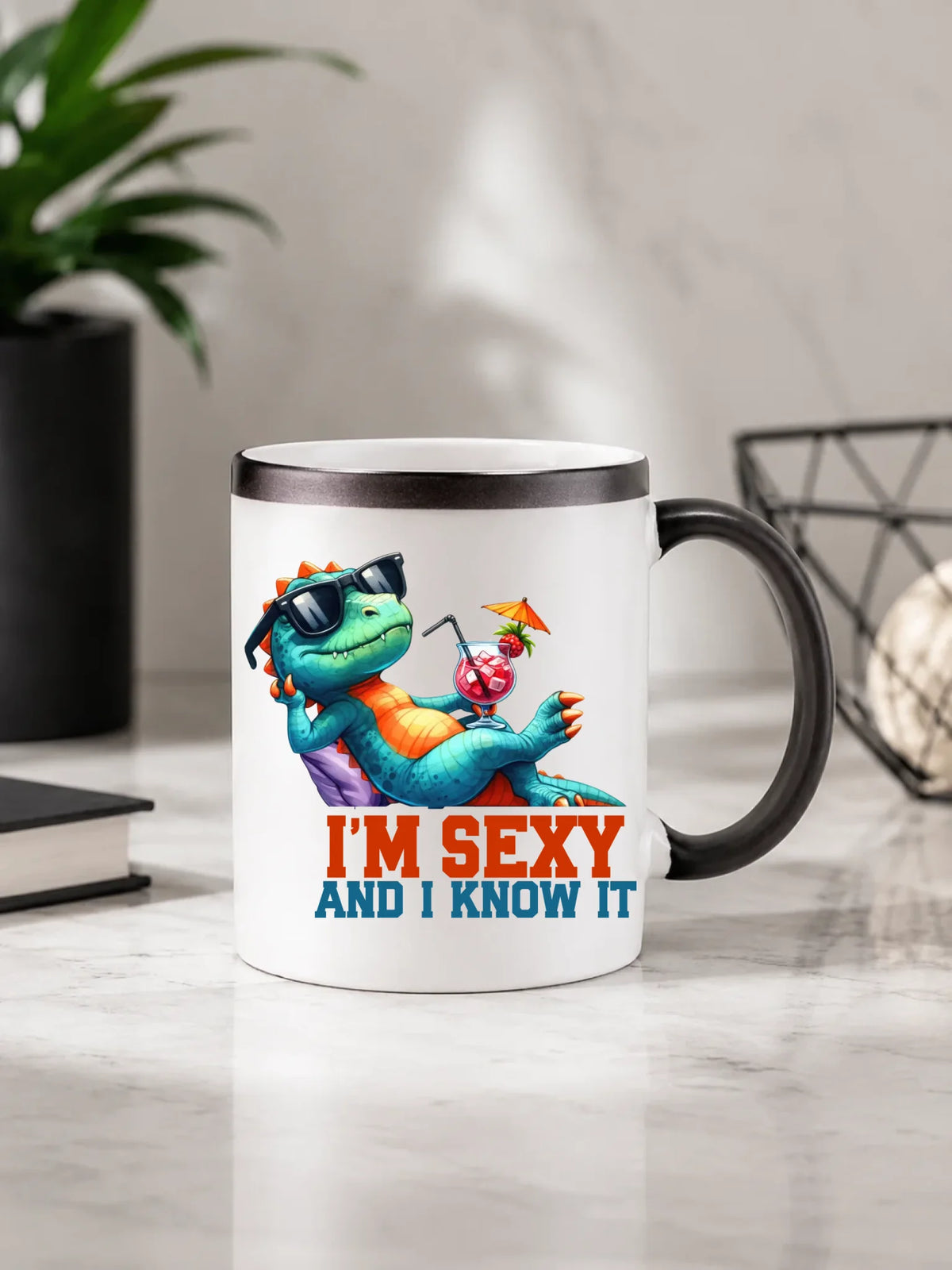 Kubek magiczny - prezent dla chłopaka - I'm sexy - śmieszny nadruk DCH28