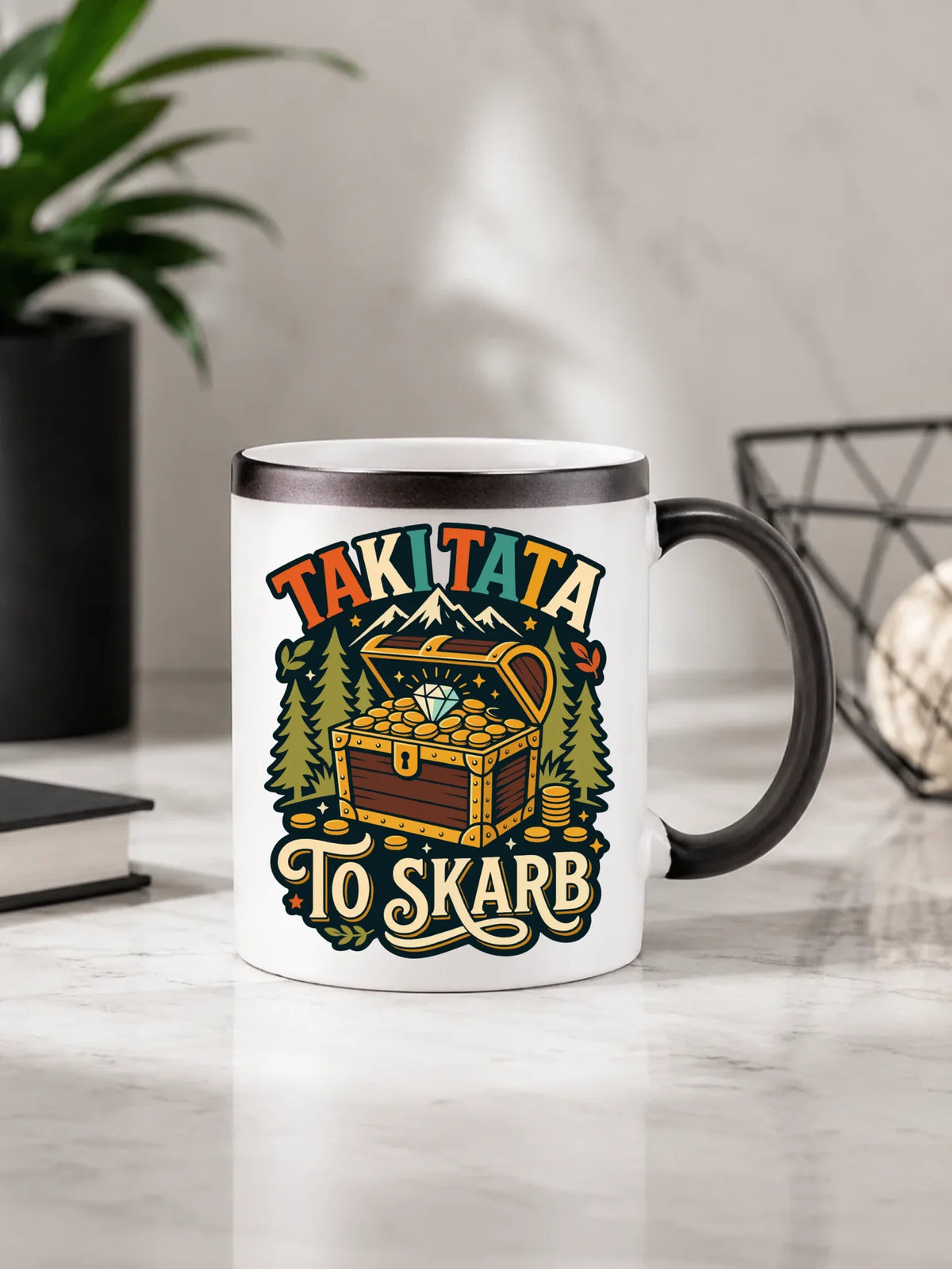 Kubek magiczny dla taty - Taki tata to skarb DT10