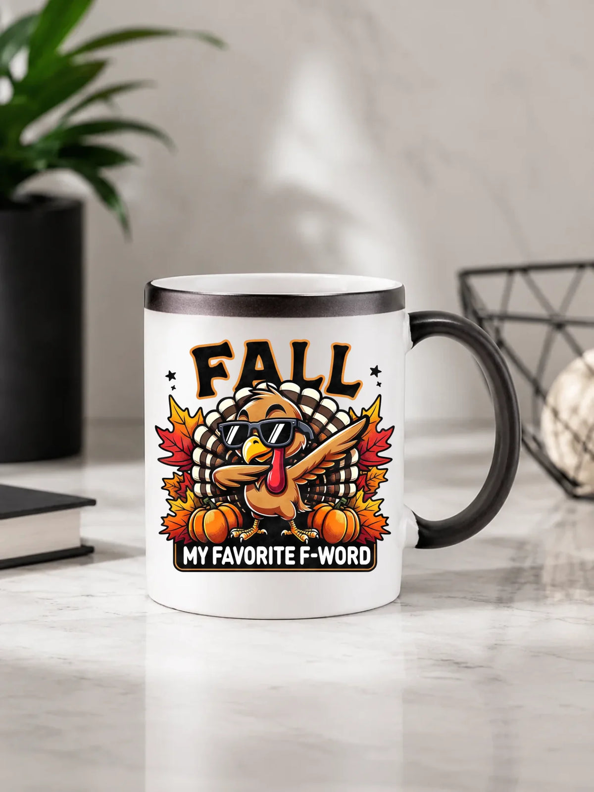 Kubek magiczny jesienny - FALL my favorite F-word JS11