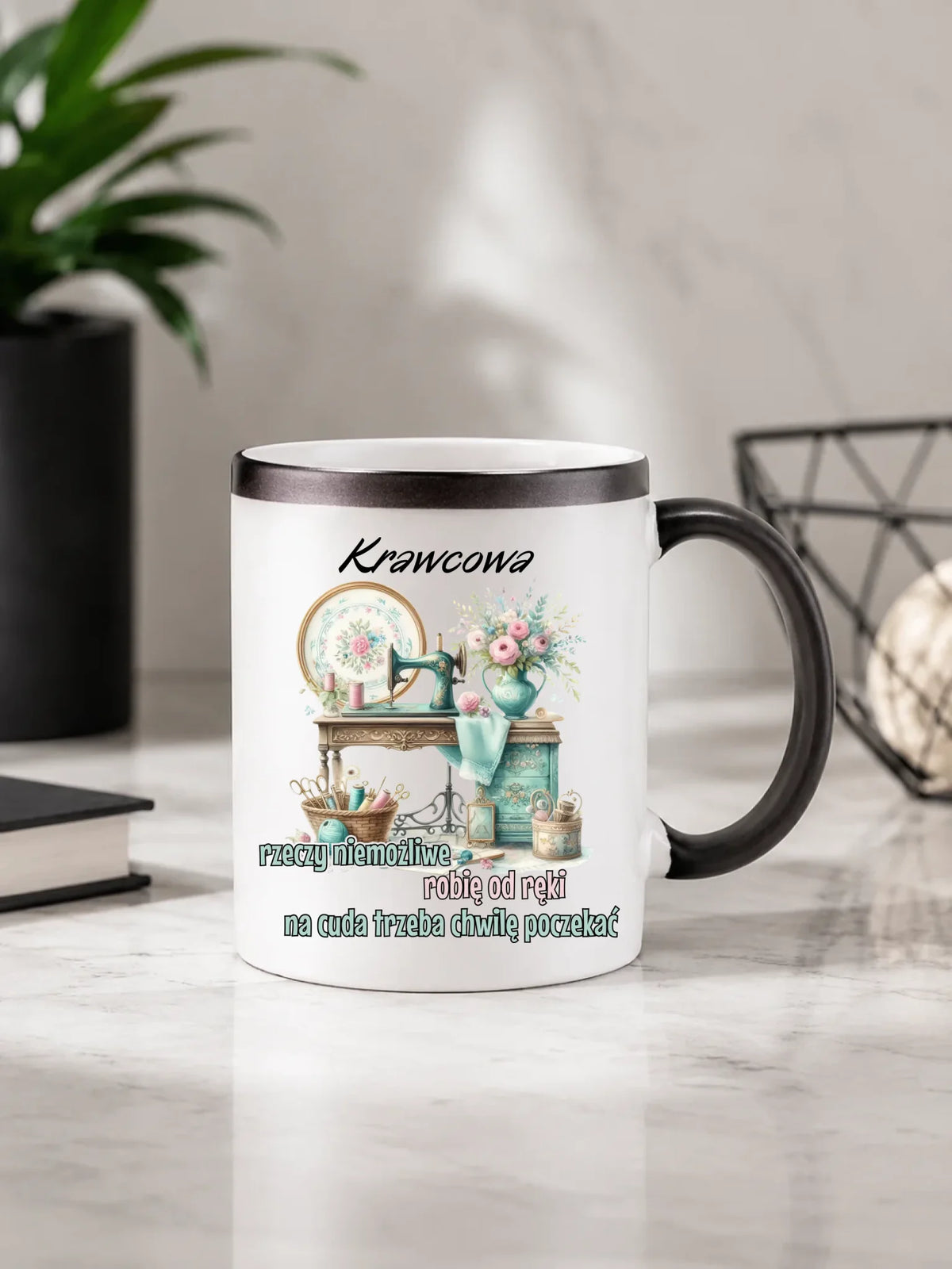 Kubek magiczny szyciowy dla krawcowej - Rzeczy niemożliwe HS35