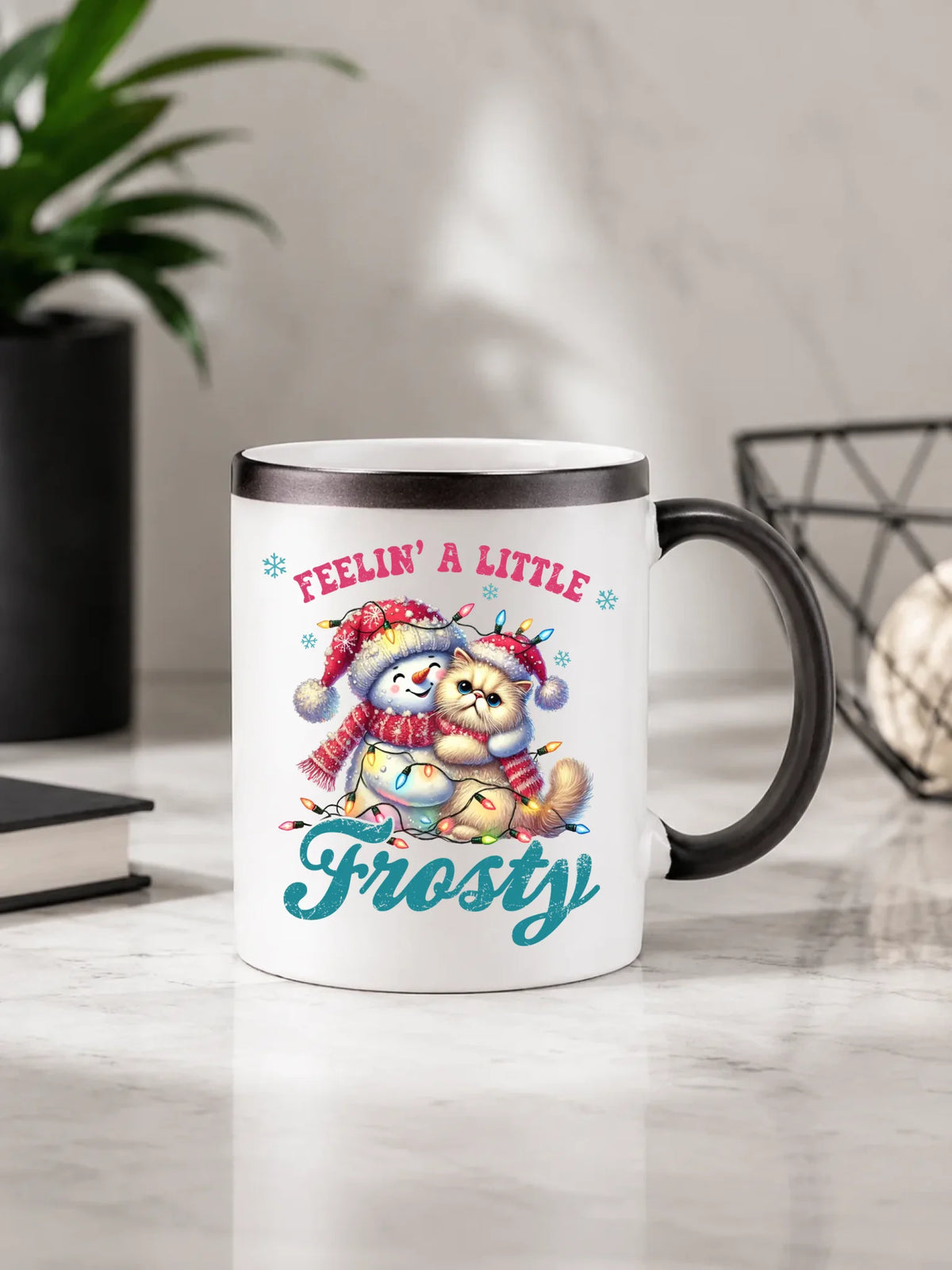Kubek magiczny świąteczny - Feelin' a little frosty BN52