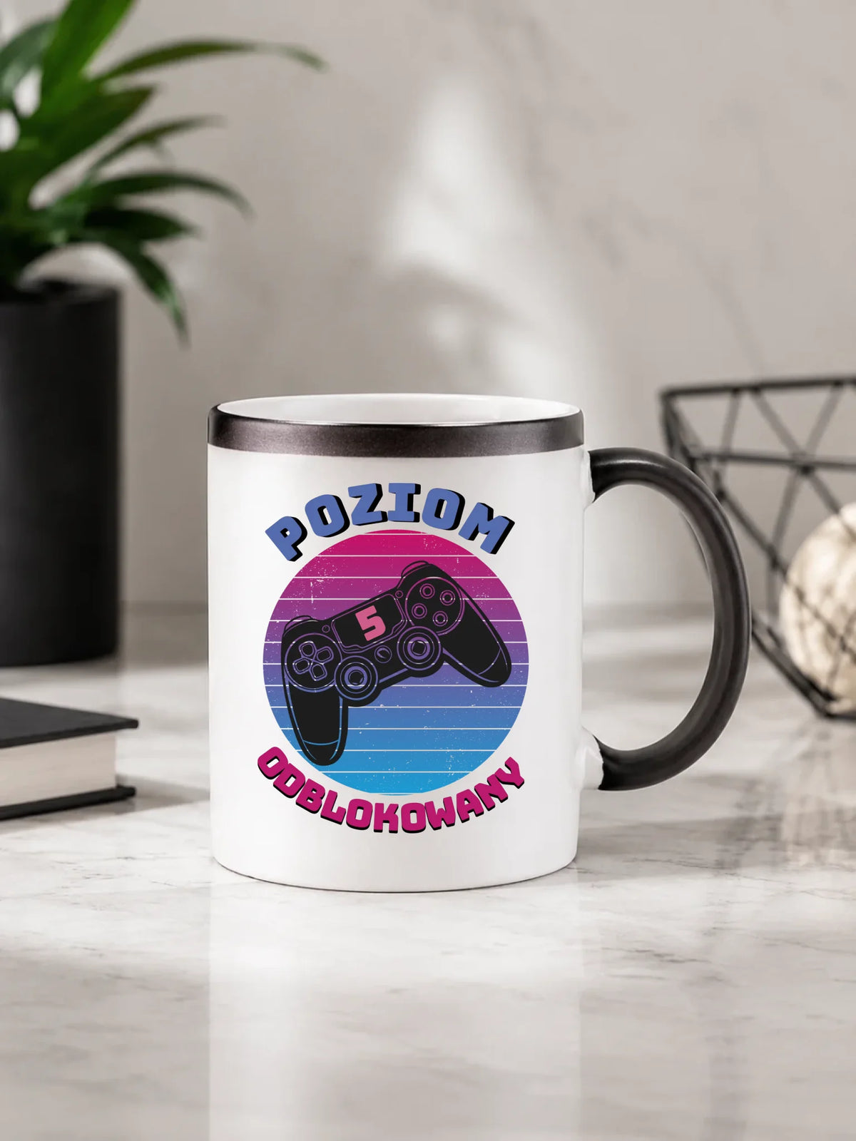Kubek magiczny dla dziewczynki powrót do szkoły Poziom odblokowany SZ02