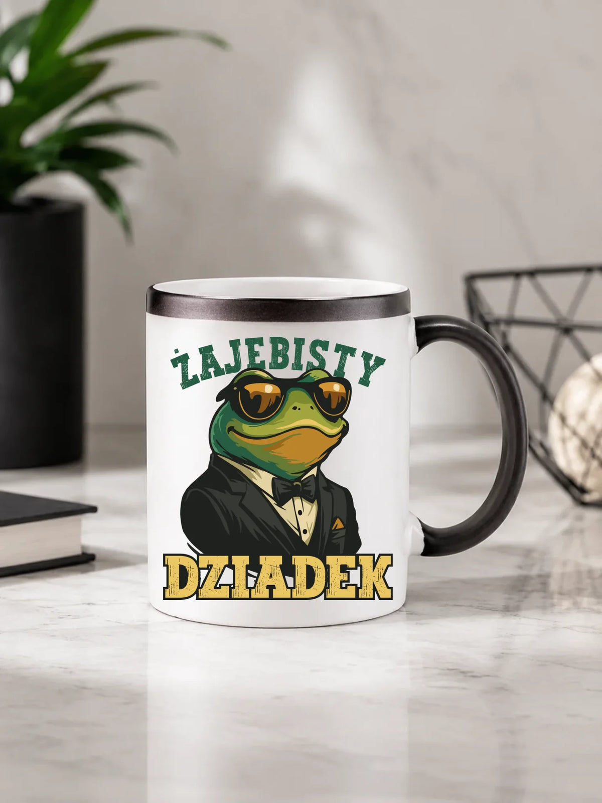 Kubek magiczny dla dziadka - Żajebisty dziadek D42
