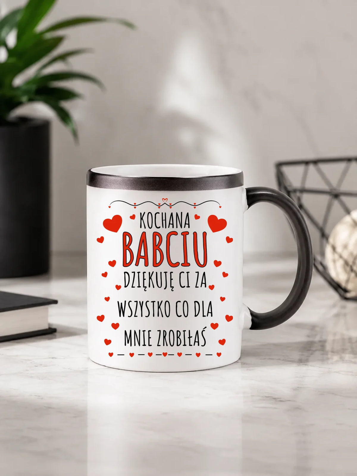 Kubek magiczny dla babci - Kochana Babciu dziękuję Ci B21