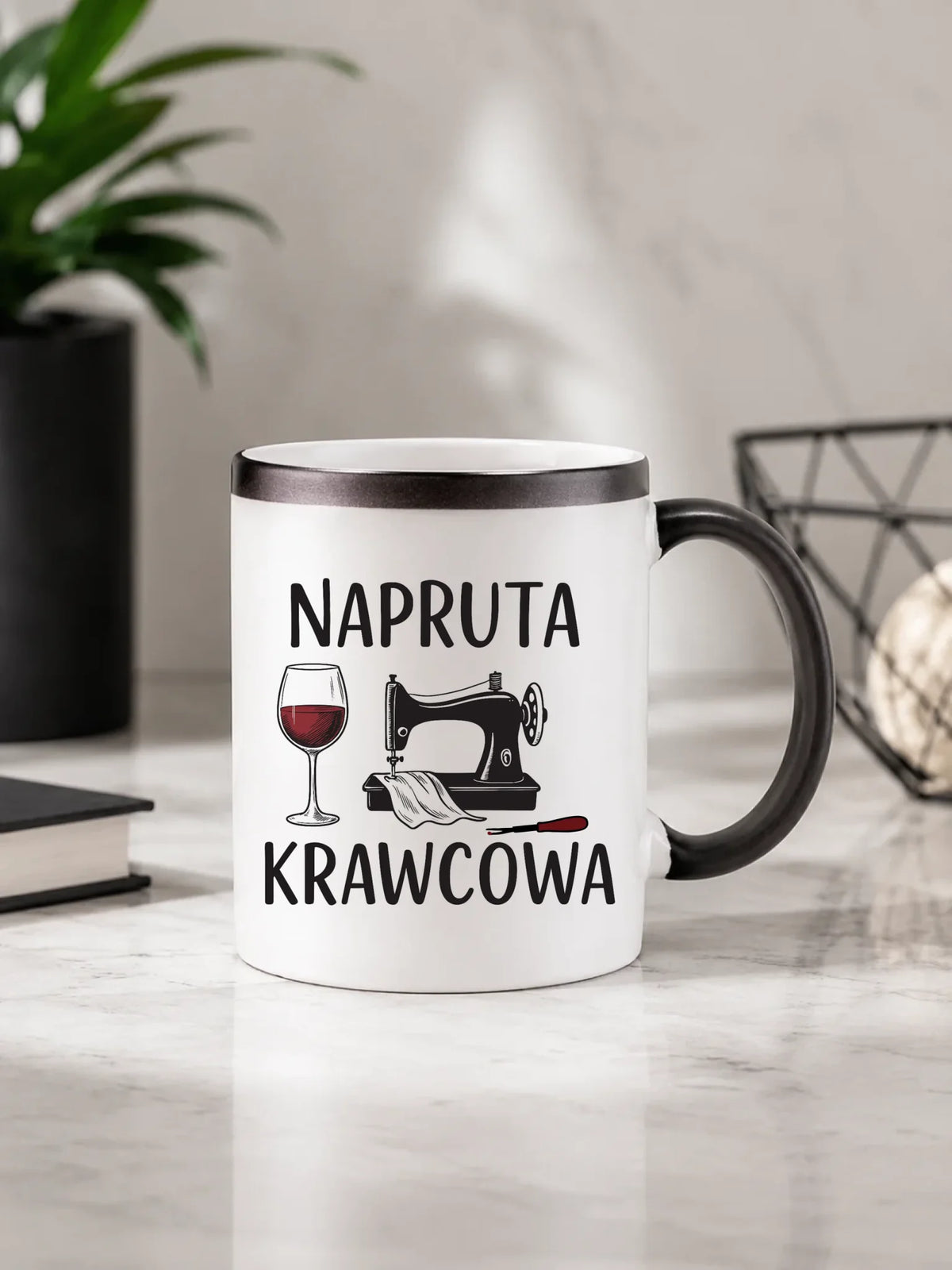 Kubek magiczny szyciowy dla krawcowej - Napruta krawcowa HS25
