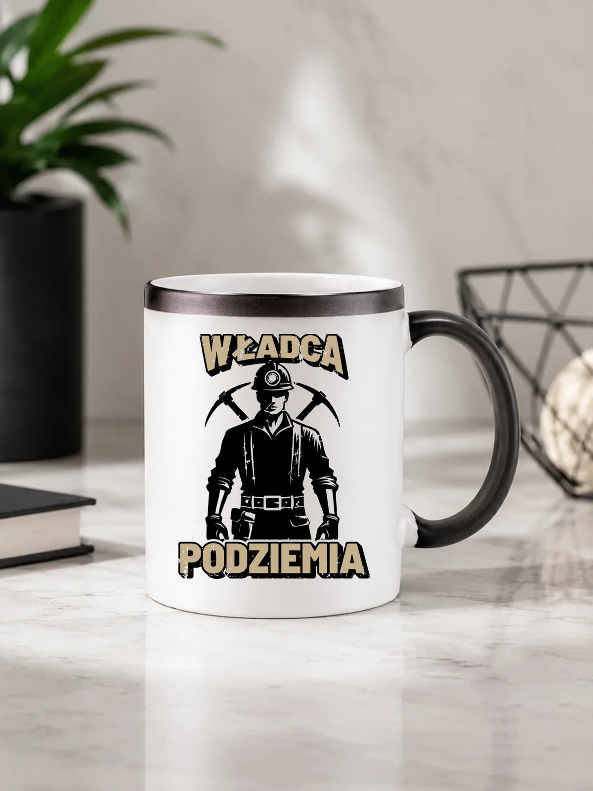 Kubek magiczny - prezent dla górnika - Władca podziemia G25