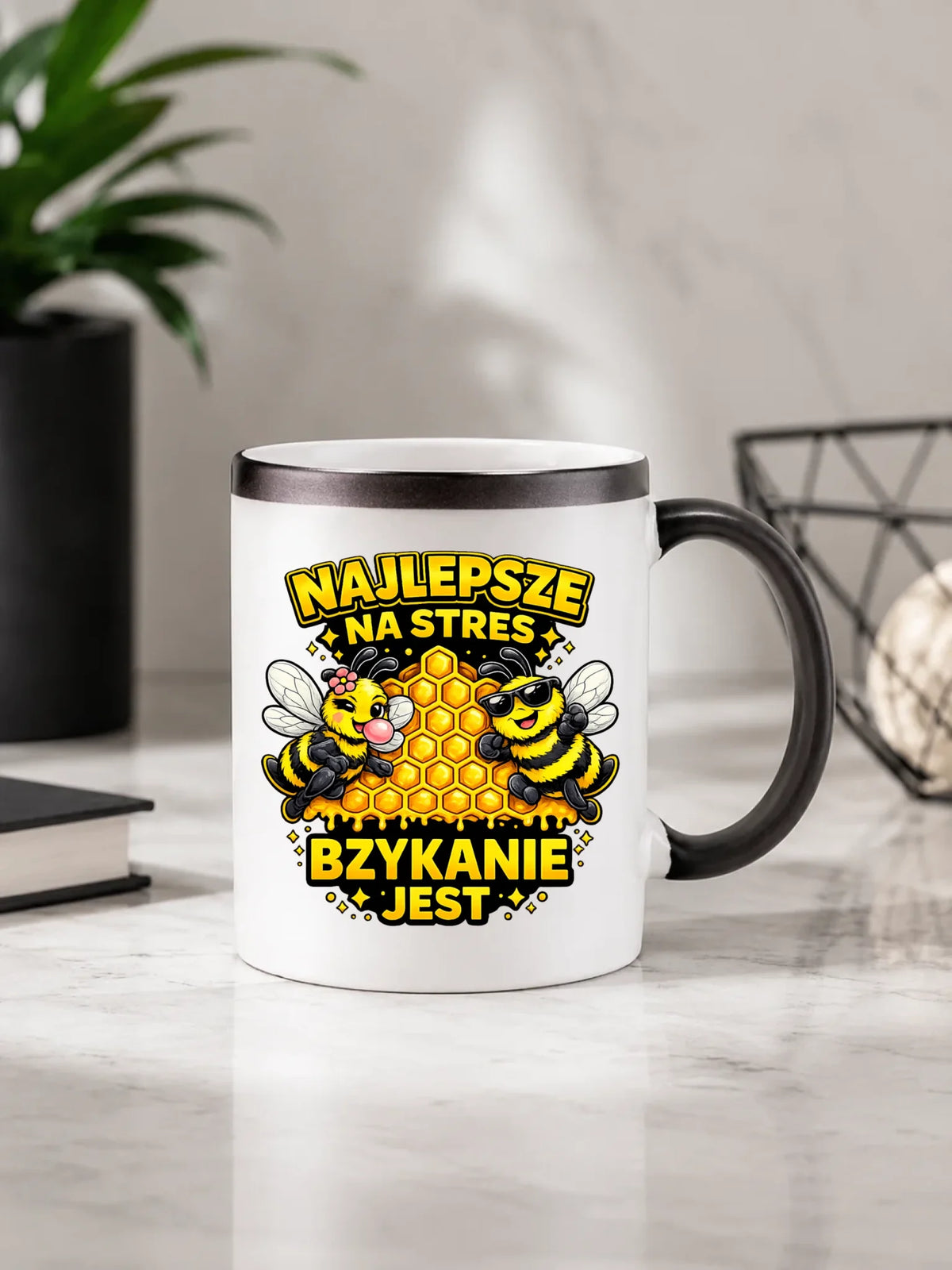 Kubek magiczny dla par - Najlepsze na stres bzykanie jest W79
