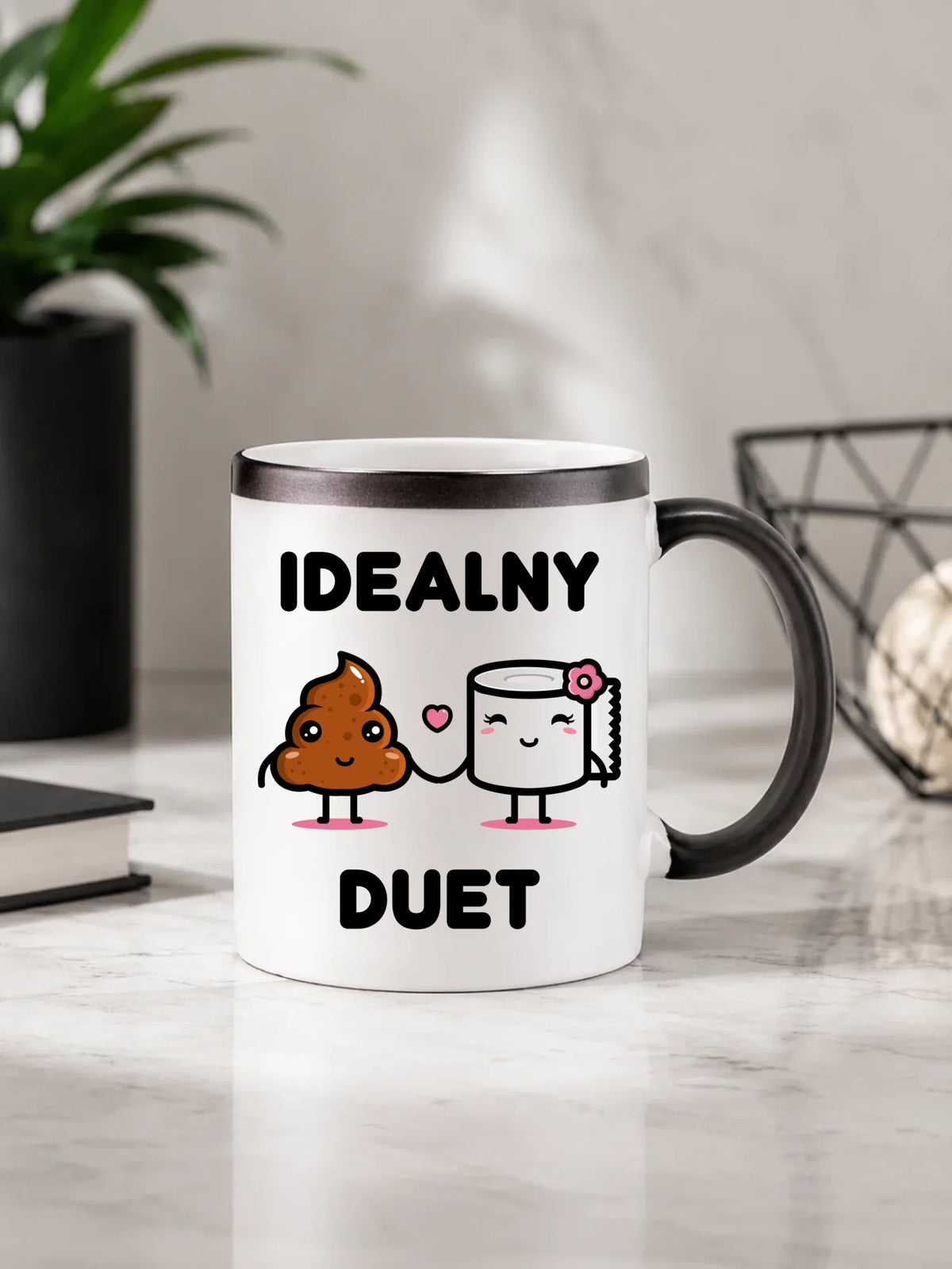 Kubek magiczny dla par -  Idealny Duet W92