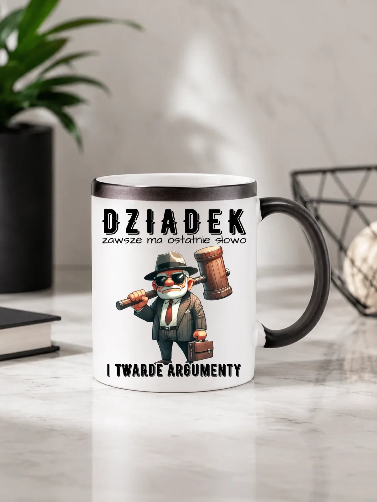 Kubek magiczny dla dziadka - Dziadek zawsze ma ostatnie słowo D40