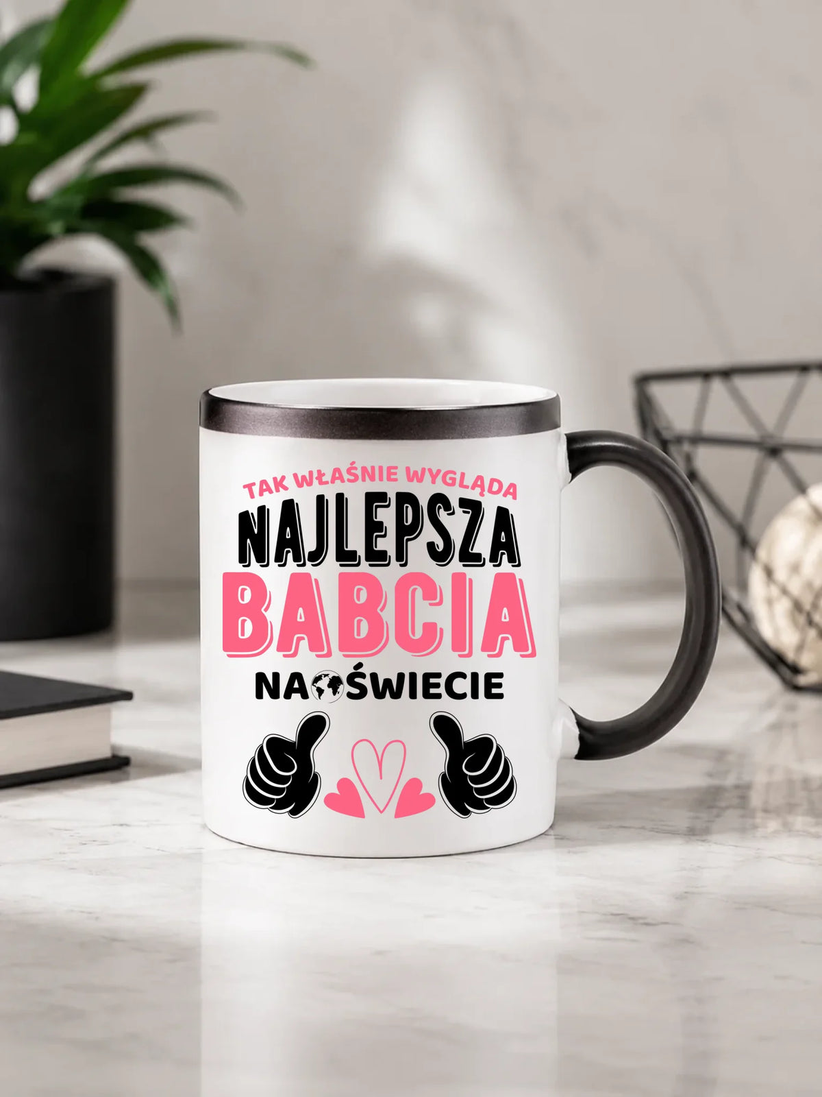 Kubek magiczny dla babci - Tak wygląda najlepsza babcia na świecie B24