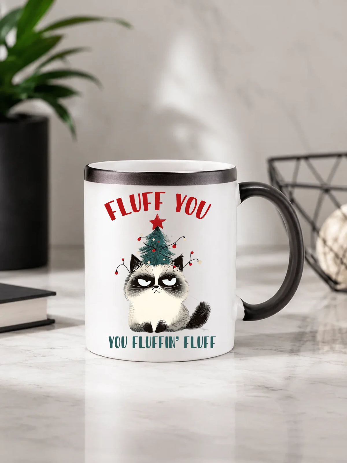 Kubek magiczny świąteczny - Fluff You BN10