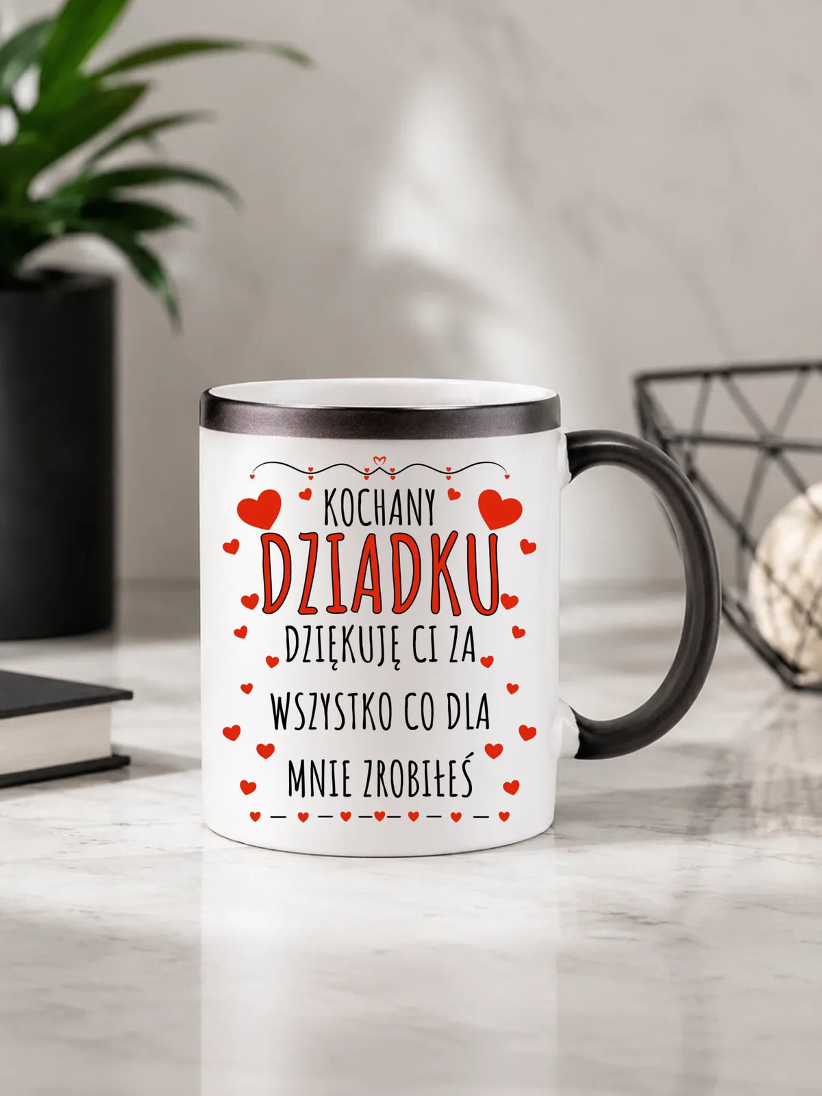 Kubek magiczny dla dziadka - Kochany Dziadku dziękuję Ci D21