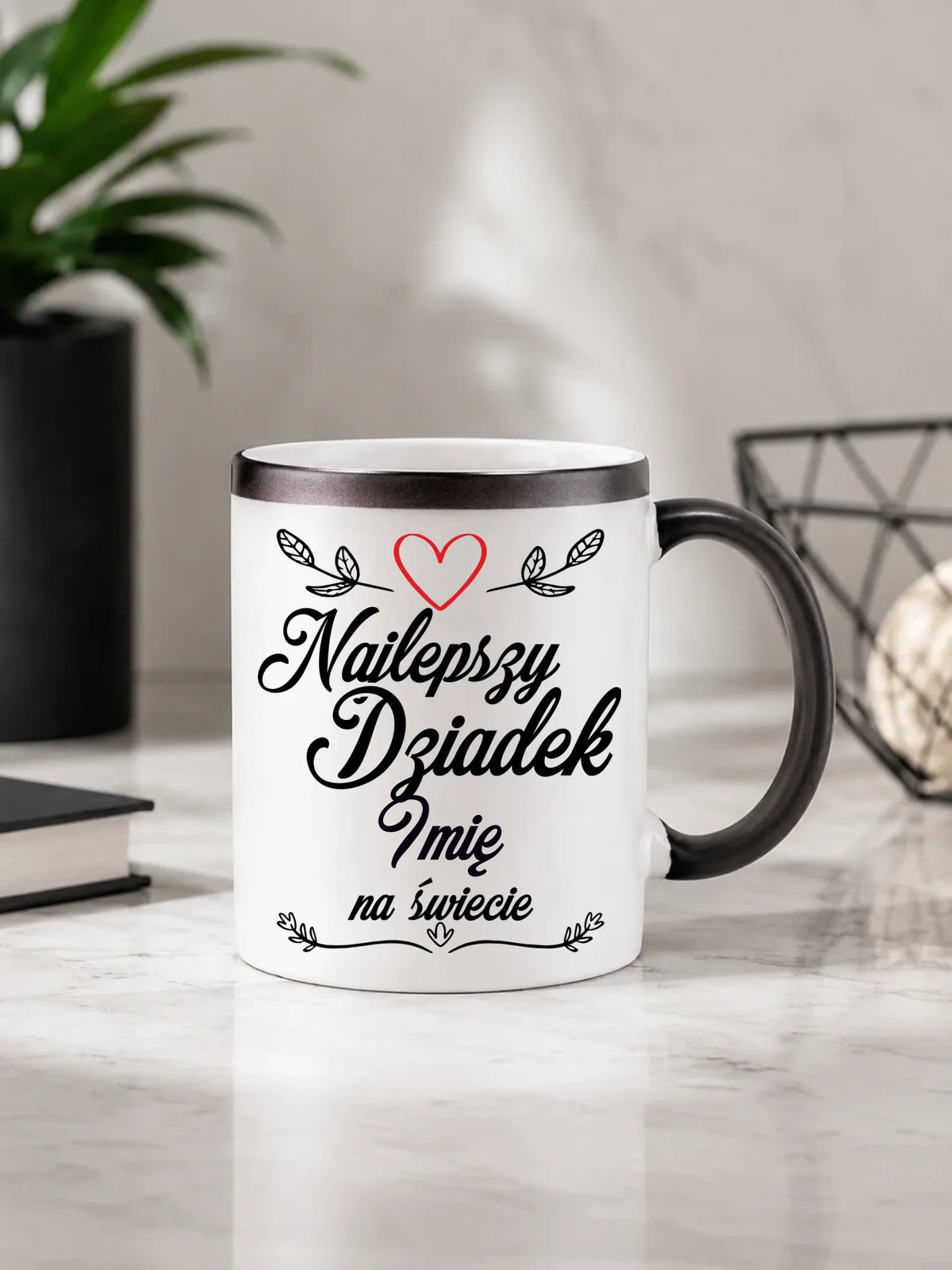 Kubek magiczny dla dziadka - Najlepszy dziadek na Świecie - personalizowany D12