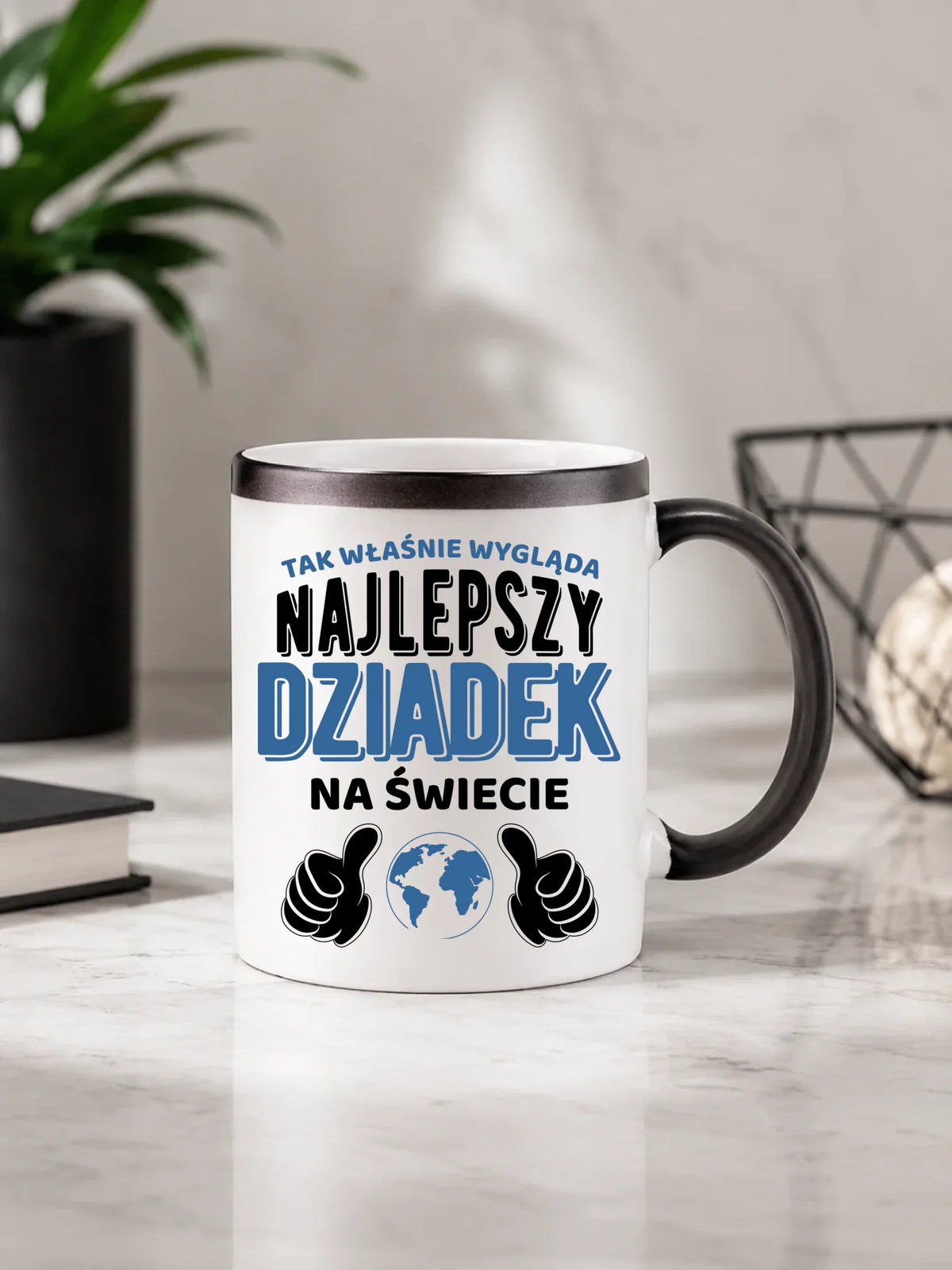Kubek magiczny dla dziadka - Tak wygląda najlepszy dziadek na świecie D24
