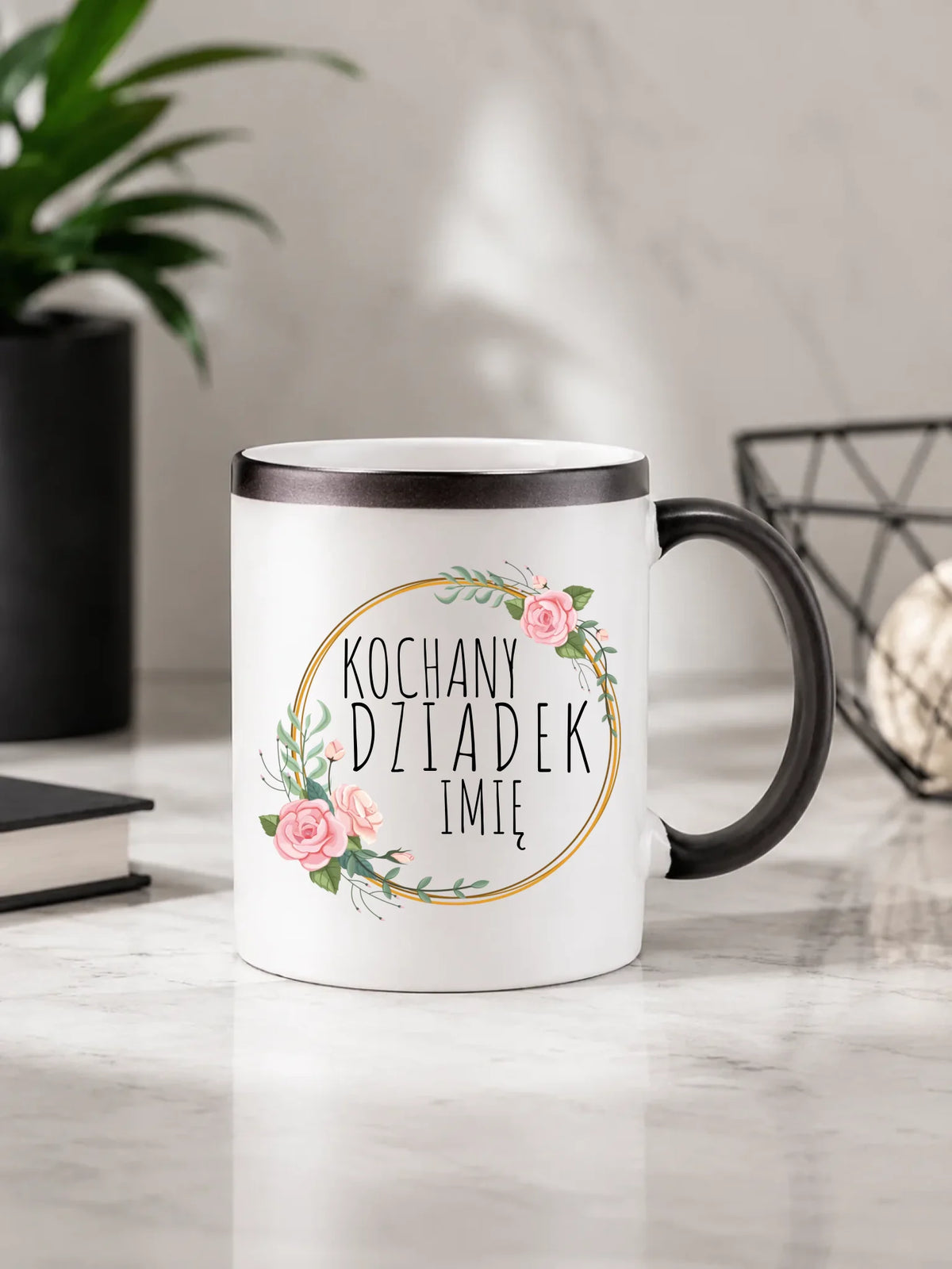 Kubek magiczny dla dziadka - Kochany Dziadek - personalizowany D10