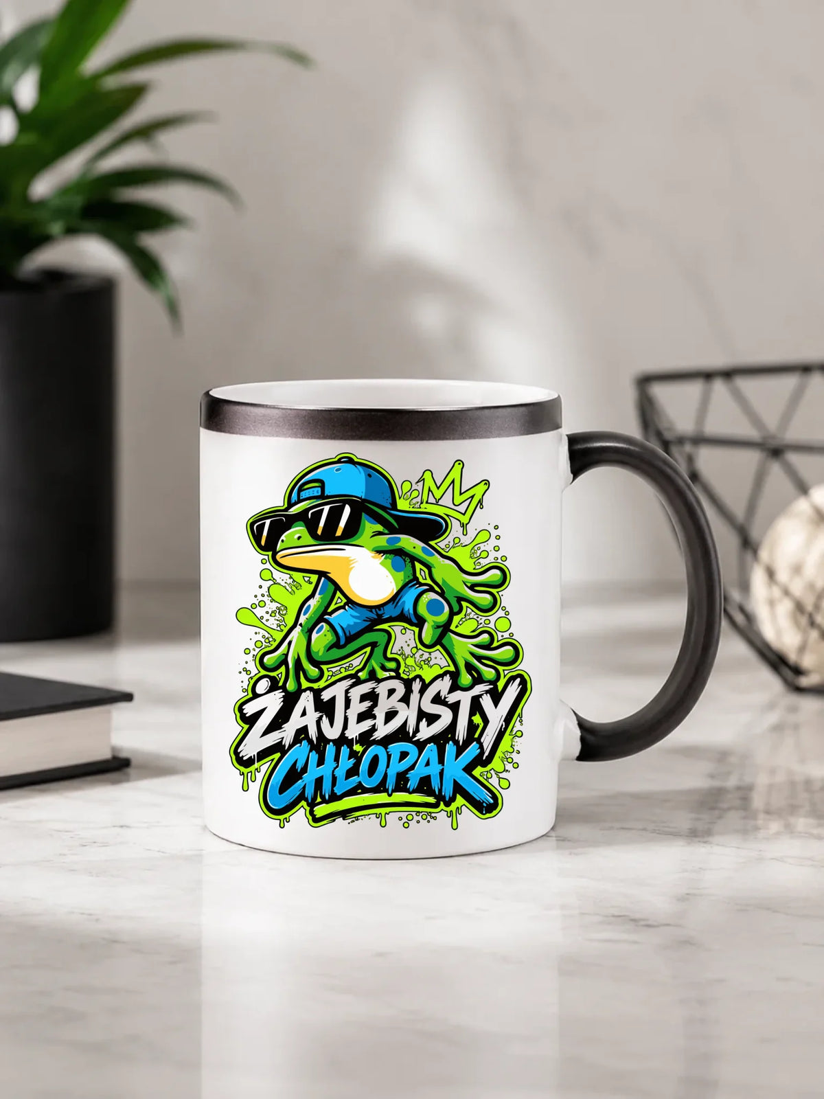 Kubek magiczny dla chłopaka - Żajebisty Chłopak