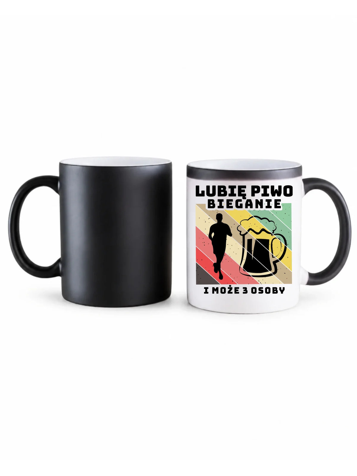Kubek magiczny dla biegacza - Lubię piwo bieganie HB01