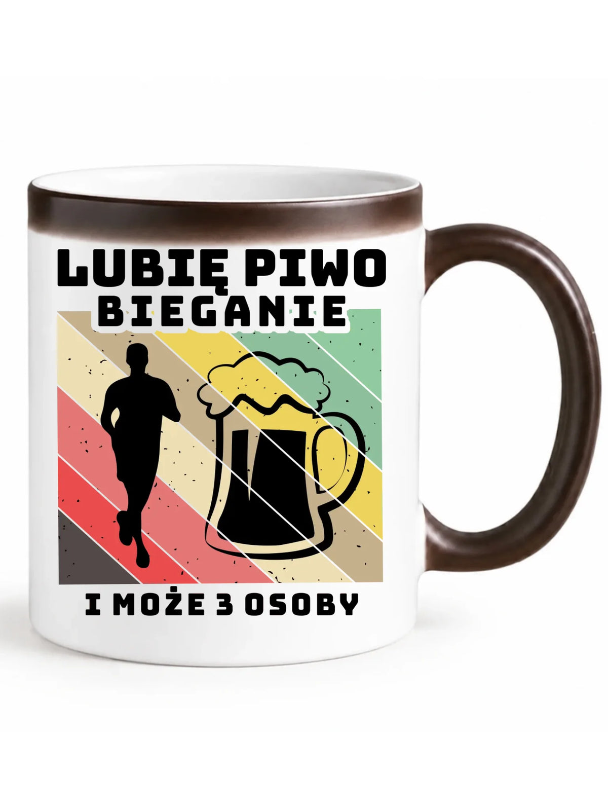 Kubek magiczny dla biegacza - Lubię piwo bieganie HB01