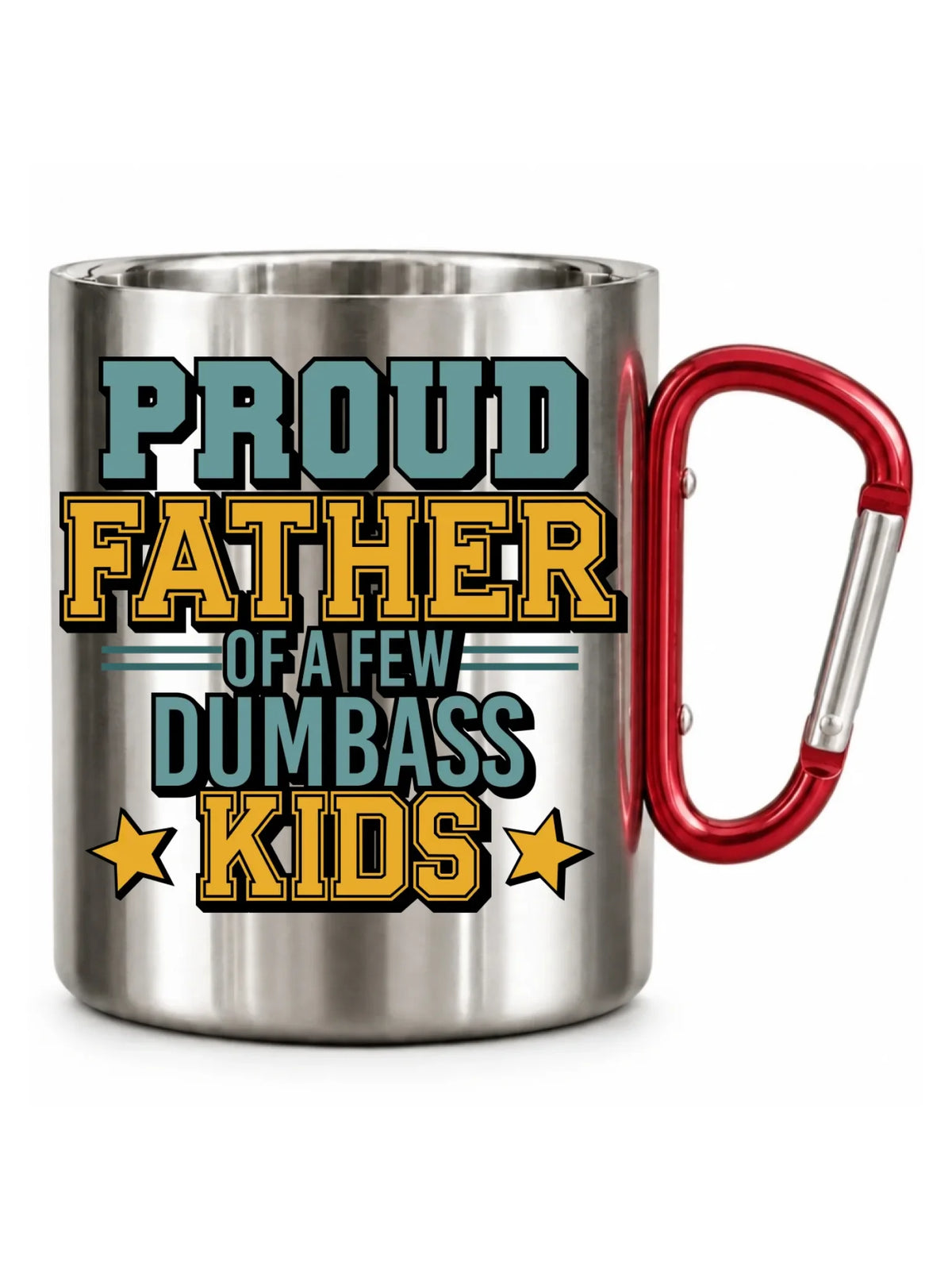 Proud father | Metalowy kubek dla taty DT70