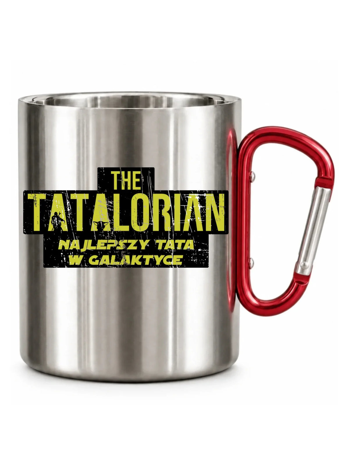 Tatalorian najlepszy tata w galaktyce | Metalowy kubek dla taty DT59