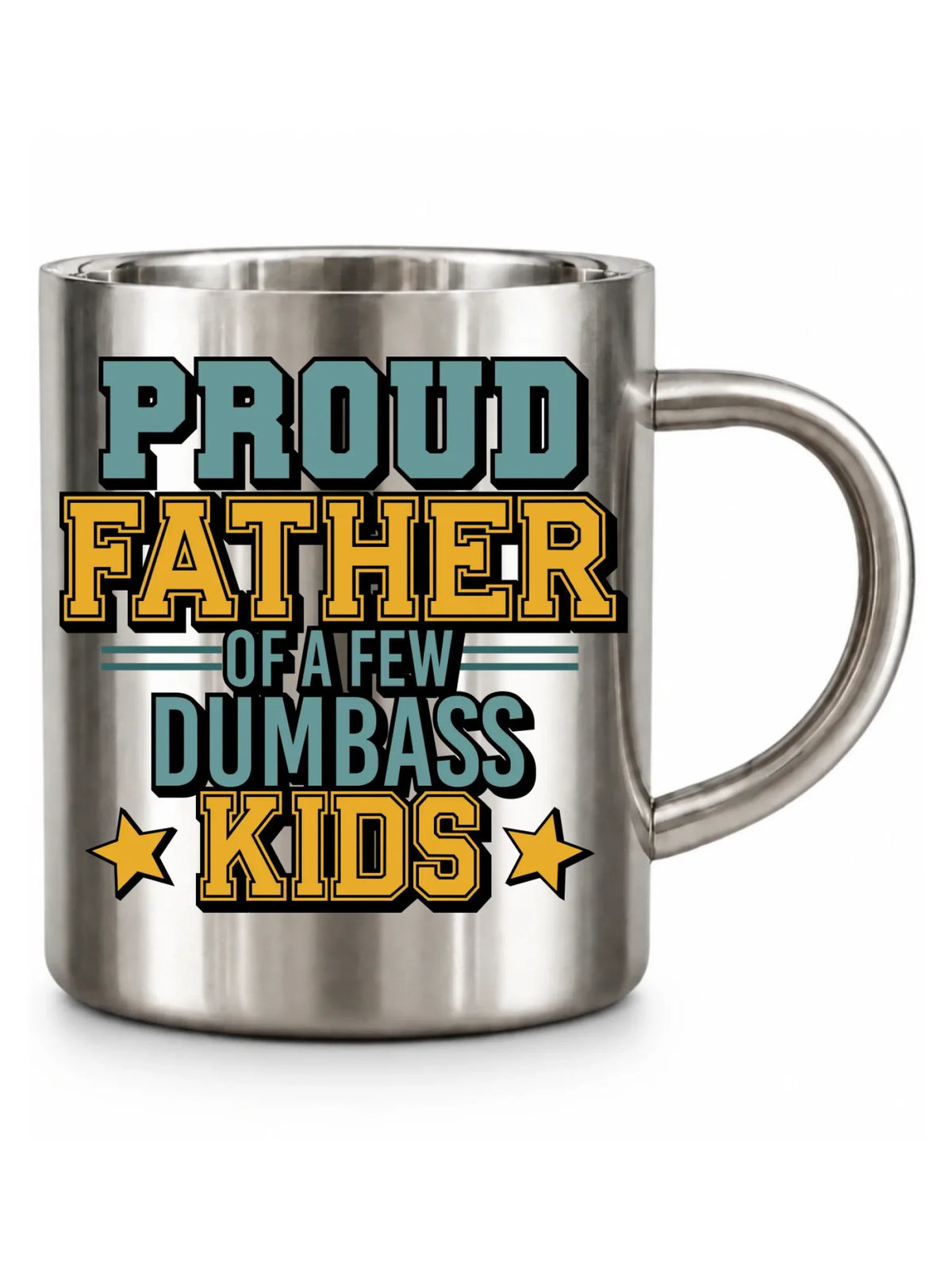 Proud father | Metalowy kubek dla taty DT70