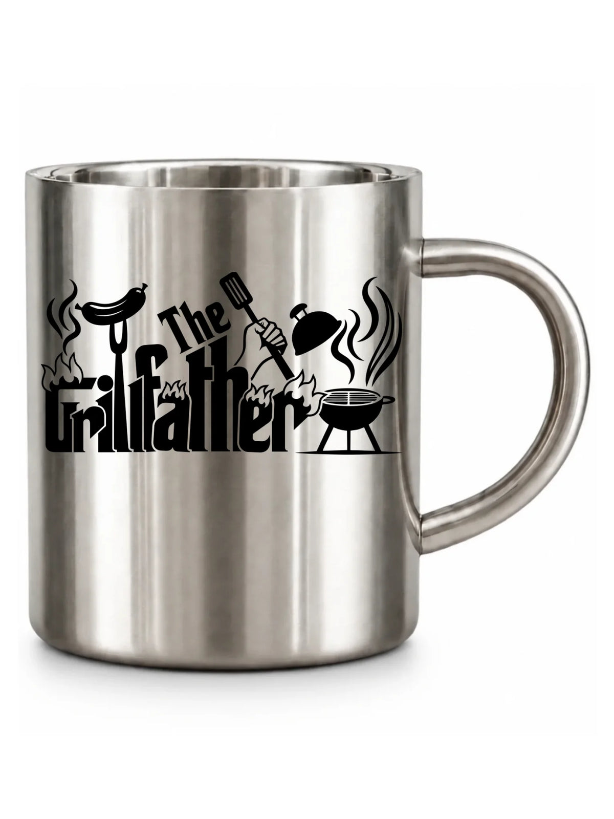 The Grillfather | Metalowy kubek dla taty DT49
