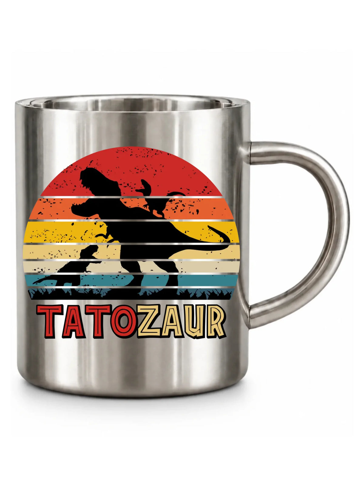Tatozaur | Metalowy kubek dla taty DT52