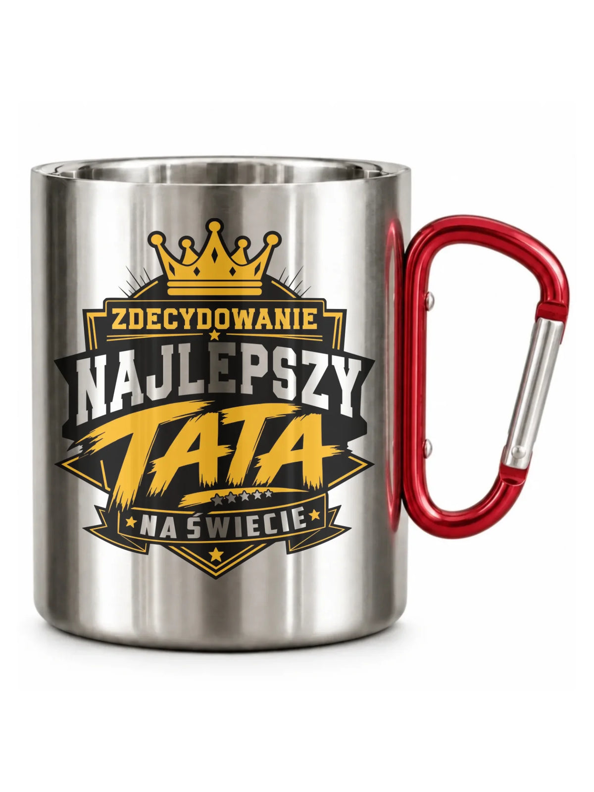 Kubek turystyczny dla taty - Zdecydowanie najlepszy tata na Świecie DT25