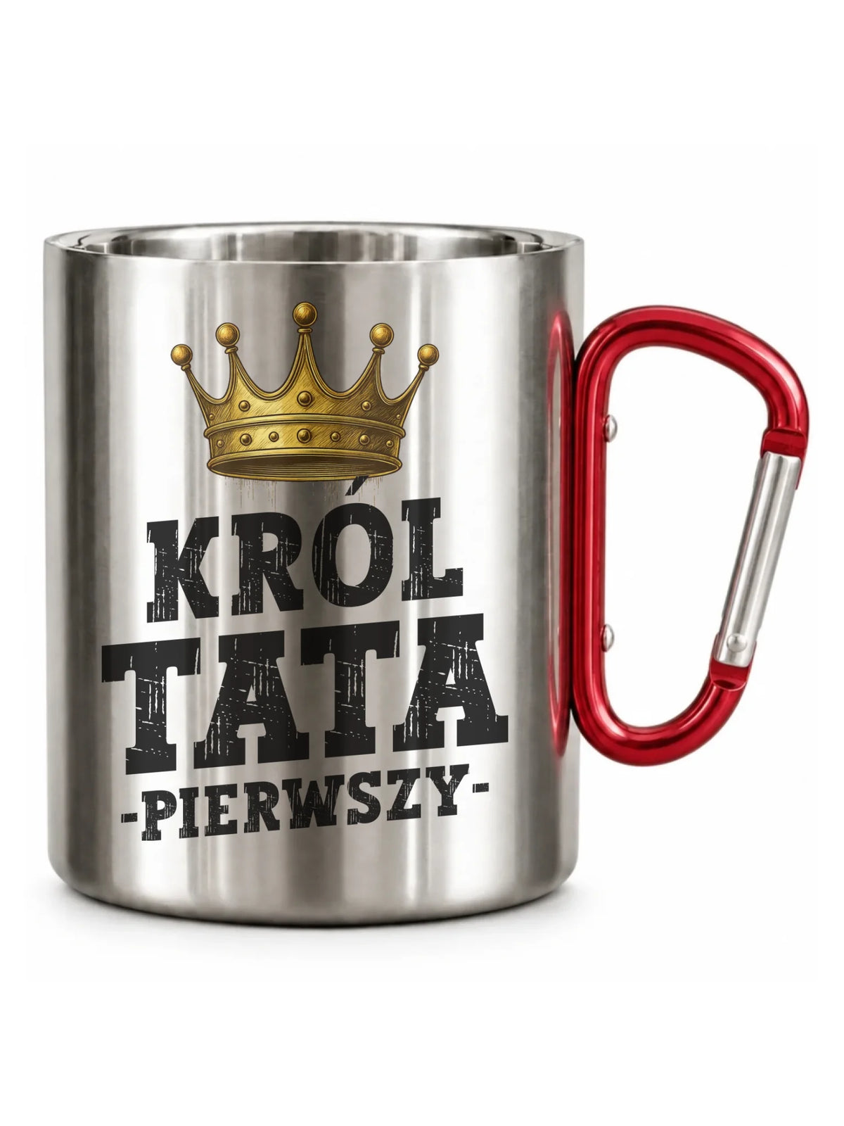 Kubek turystyczny dla taty - Król Tata Pierwszy DT20