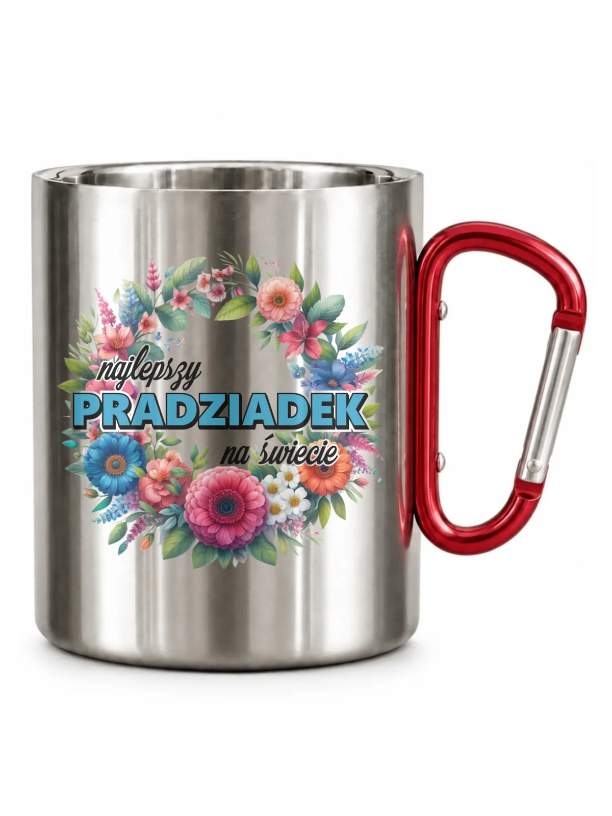Kubek metalowy dla dziadka - Najlepszy pradziadek na świecie D45