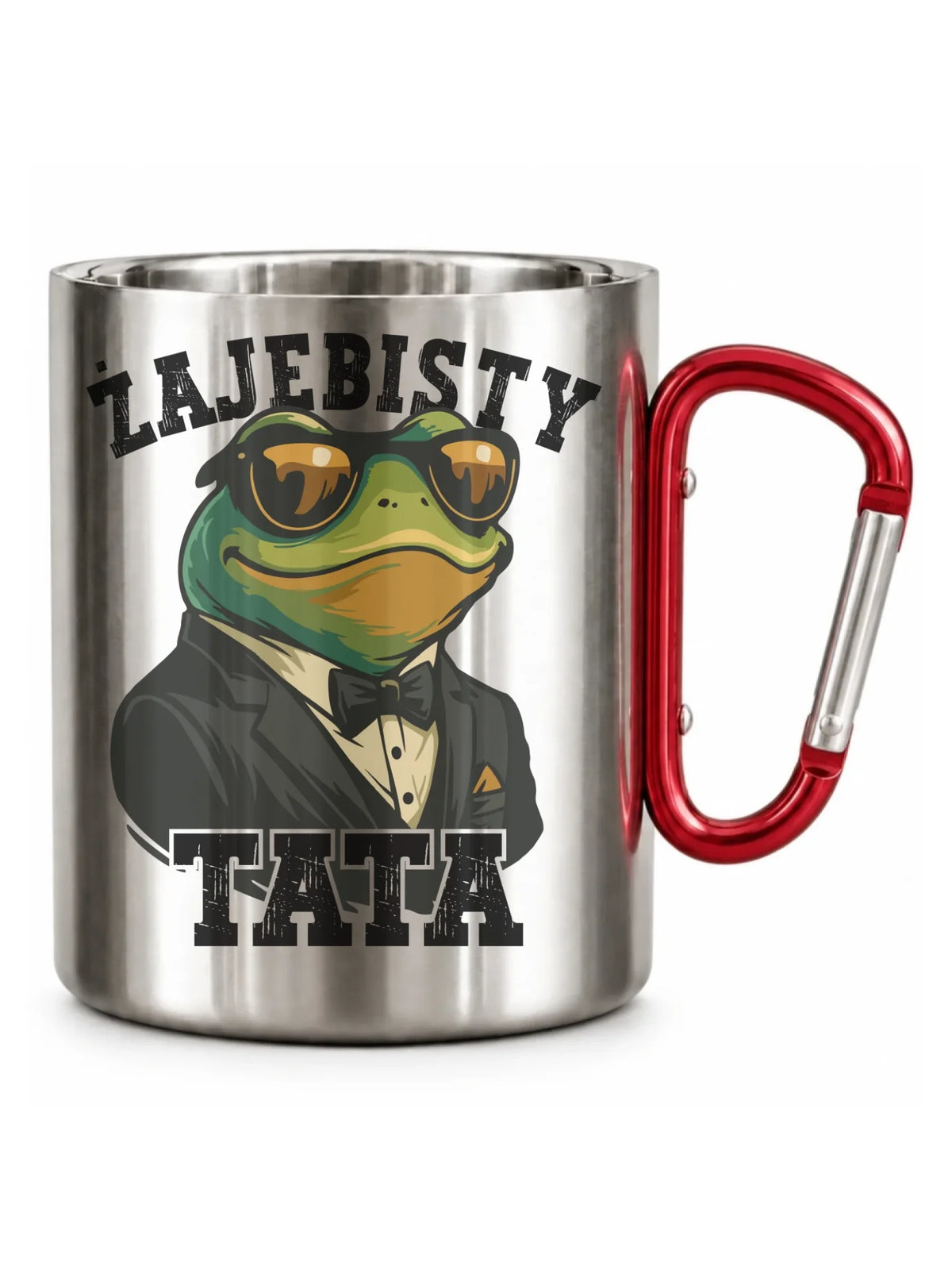 Kubek metalowy dla taty - Żajebisty tata DT83
