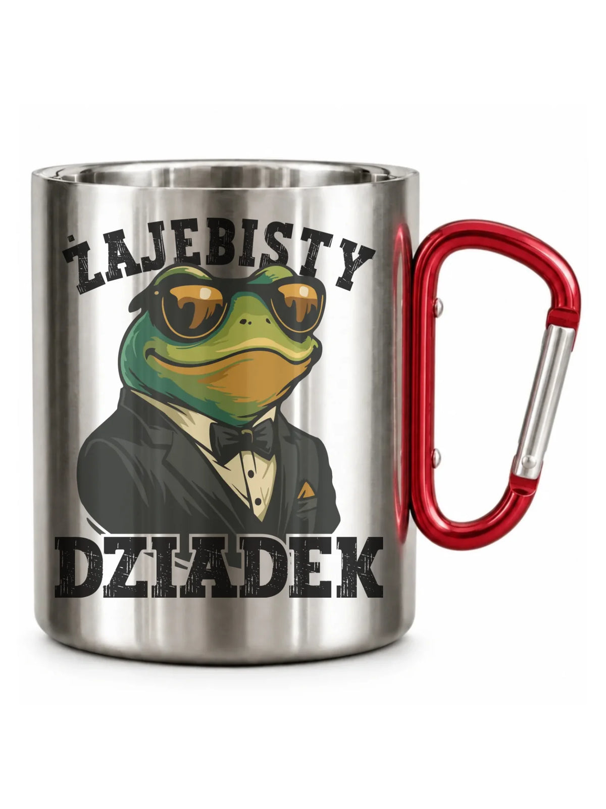 Kubek metalowy dla dziadka - Żajebisty dziadek D42