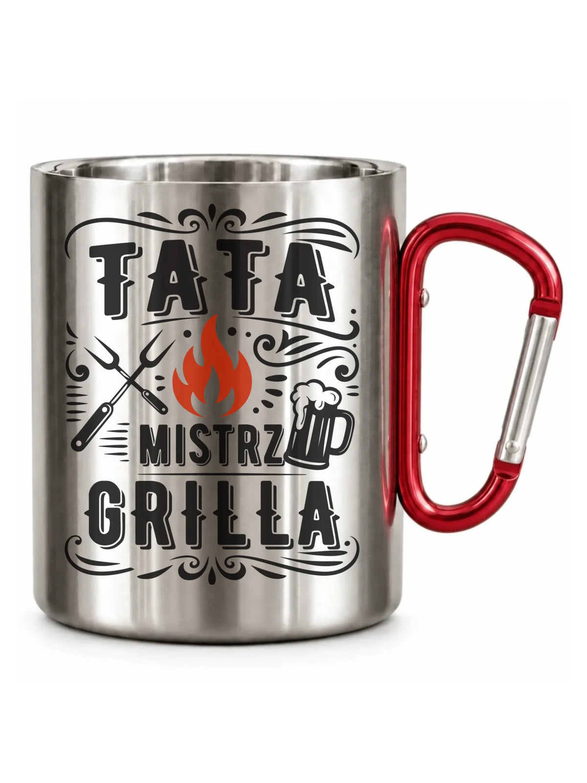 Kubek metalowy dla taty - Tata mistrz grilla DT53