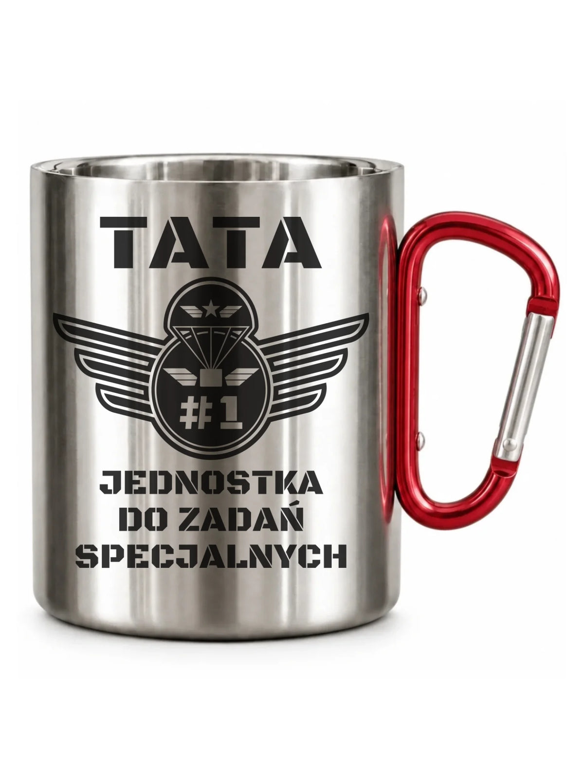 Kubek turystyczny dla taty - Tata jednostka do zadań specjalnych  DT42