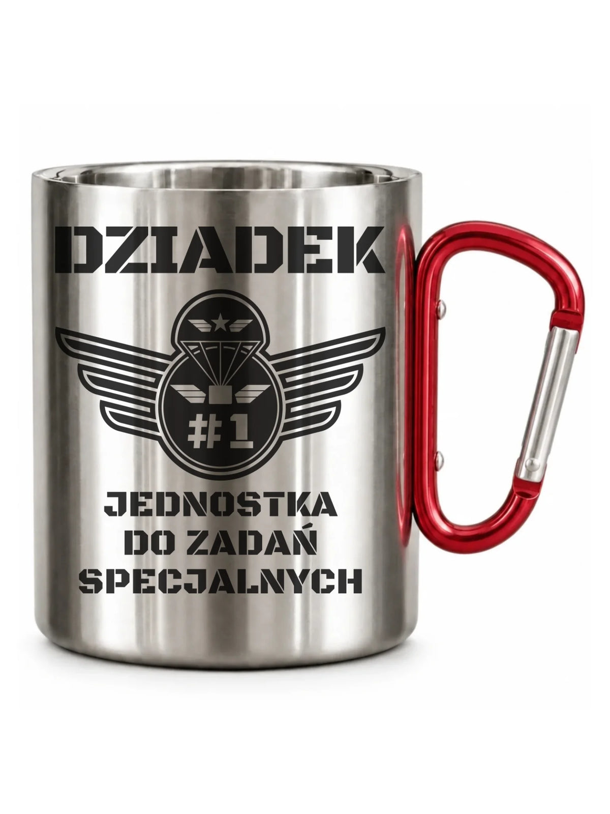 Kubek metalowy dla dziadka - Dziadek jednostka do zadań specjalnych D31