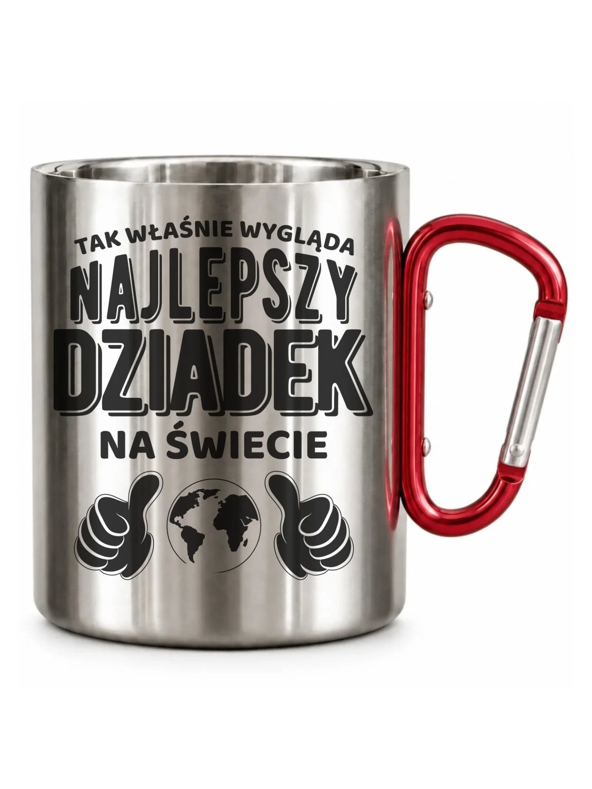 Kubek metalowy dla dziadka - Tak wygląda najlepszy dziadek na świecie D24