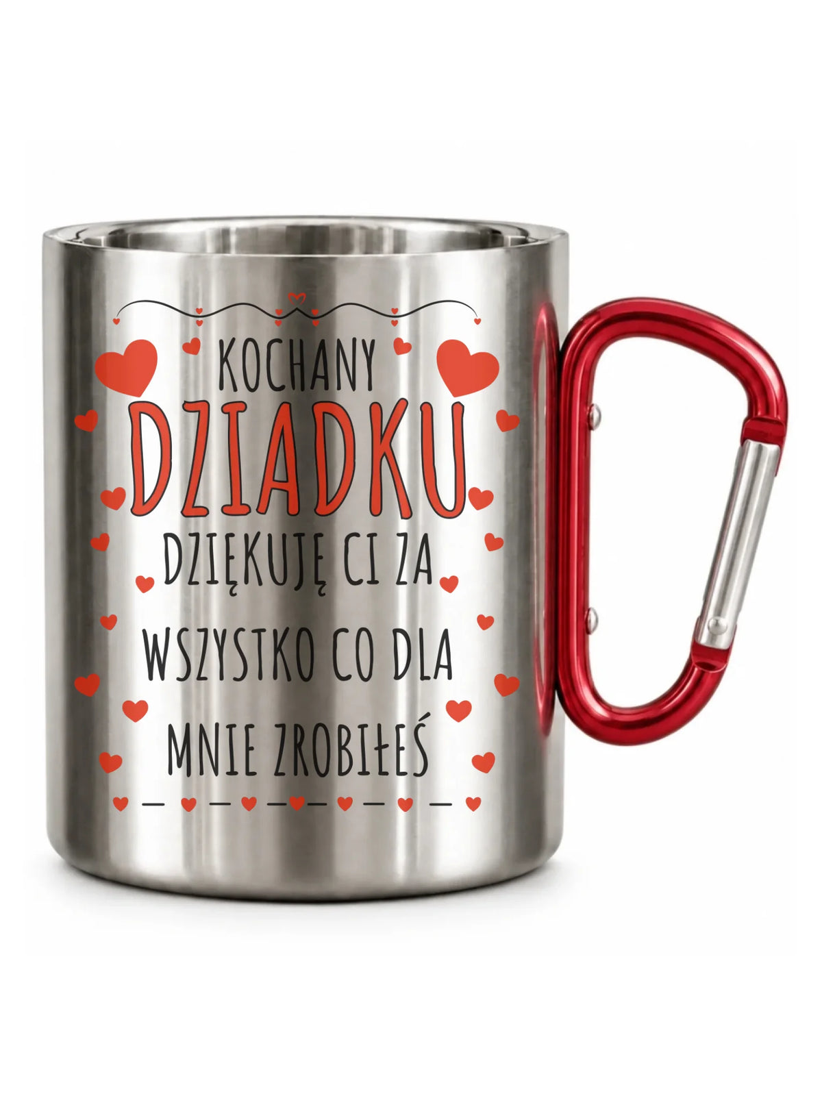 kubek metalowy dla dziadka - Kochany Dziadku dziękuję Ci D21