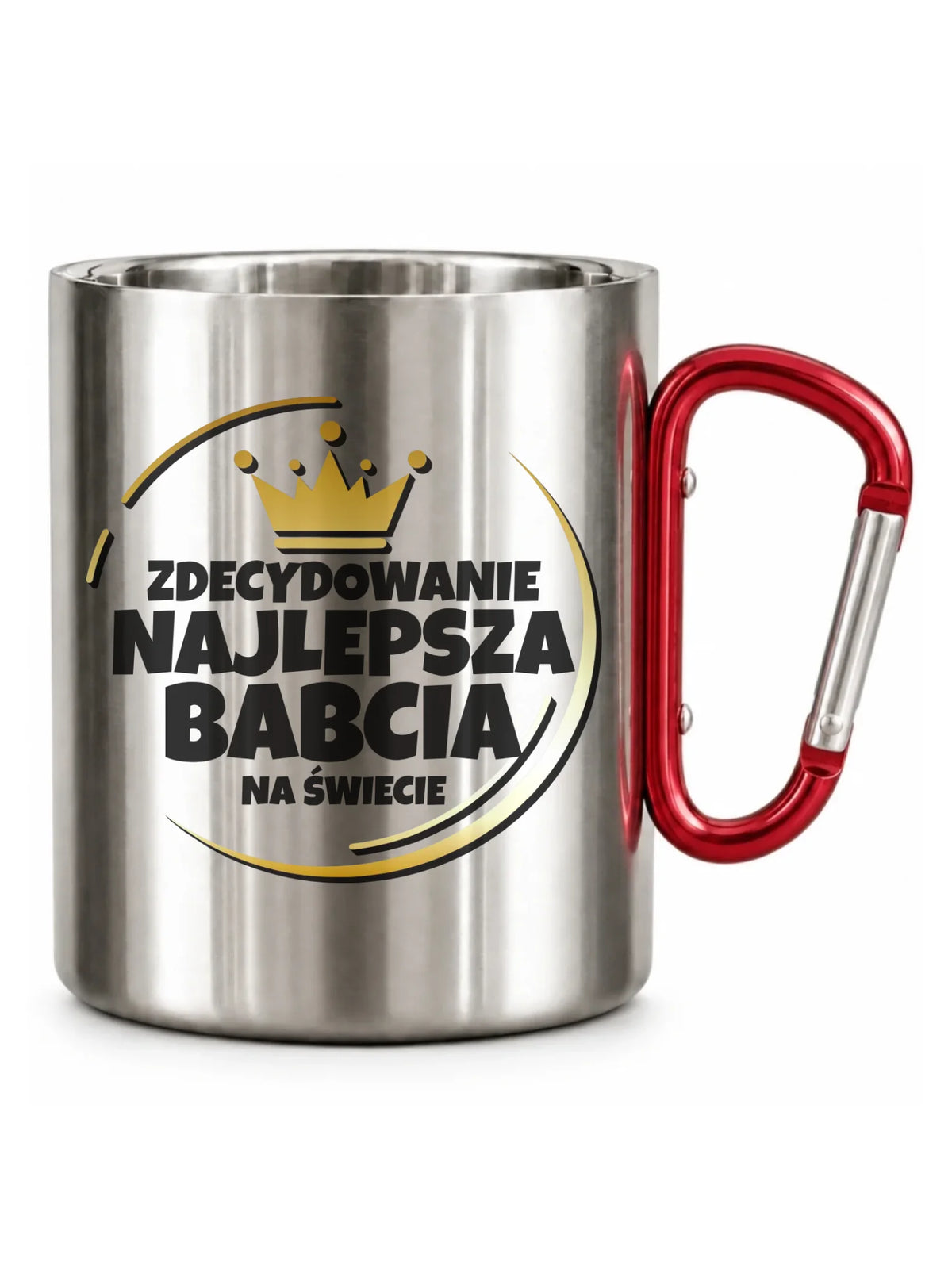 Kubek metalowy dla babci - Zdecydowanie najlepsza babcia B32