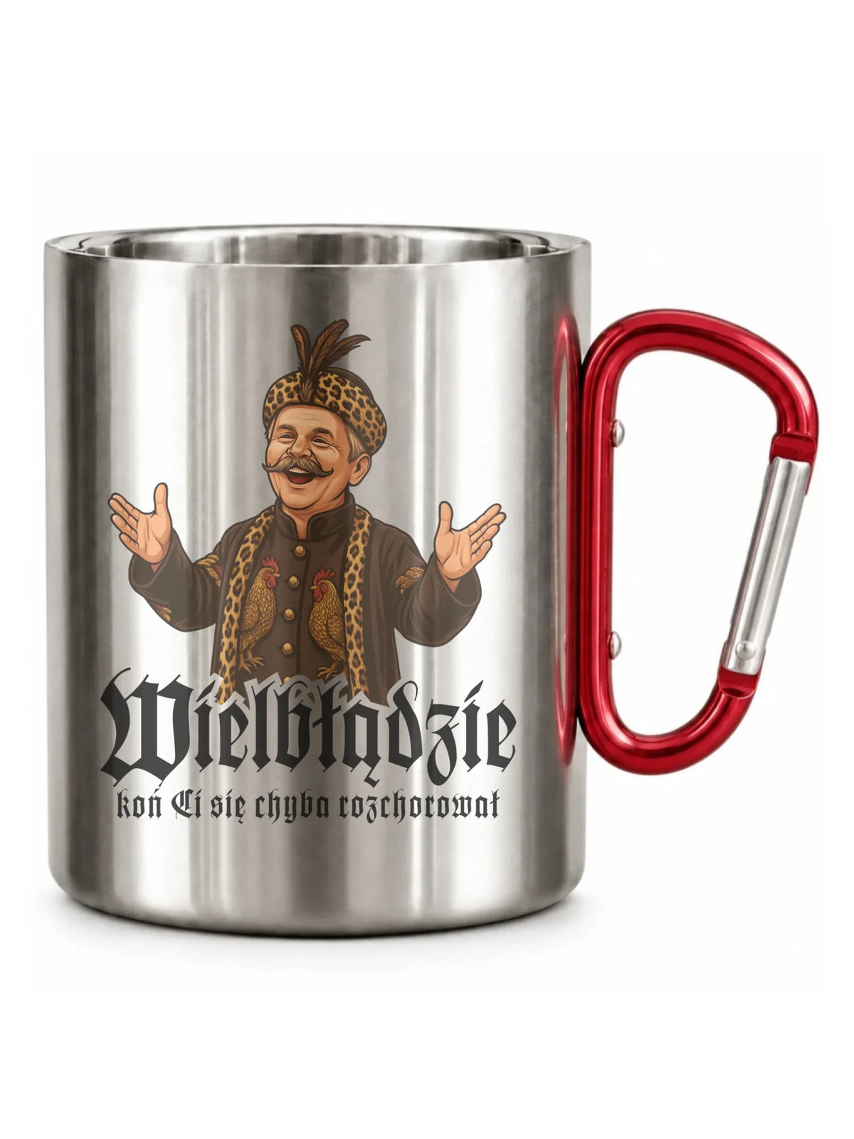 Kubek metalowy - Wielbłądzie, koń Ci się chyba rozchorował - dla fanów serialu 1670 H61
