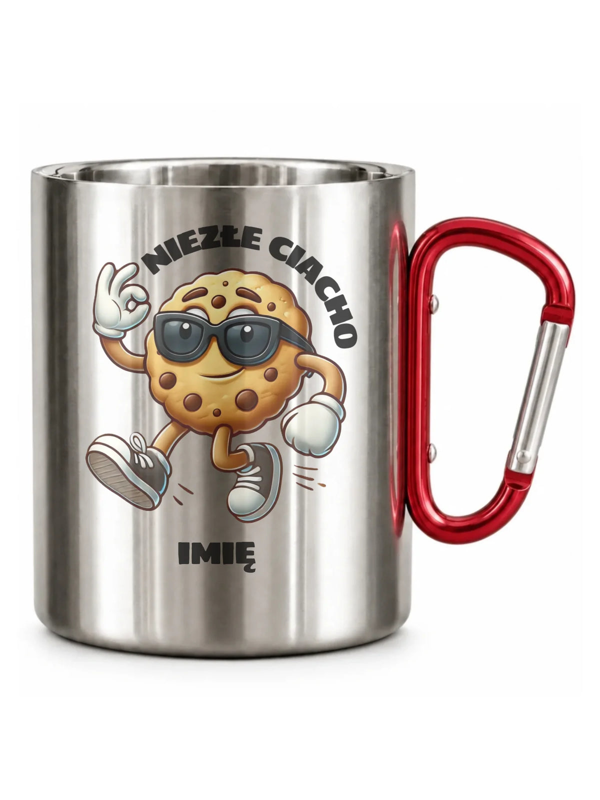 Kubek metalowy - Niezłe ciacho - personalizowany DCH31