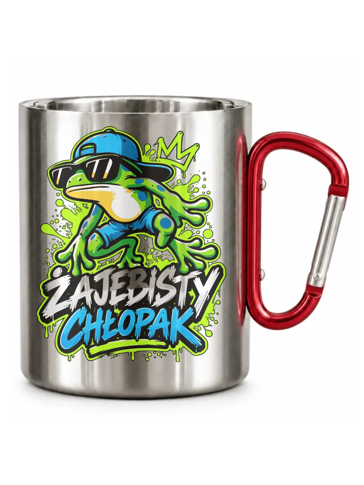 Kubek metalowy dla chłopaka - Żajebisty Chłopak