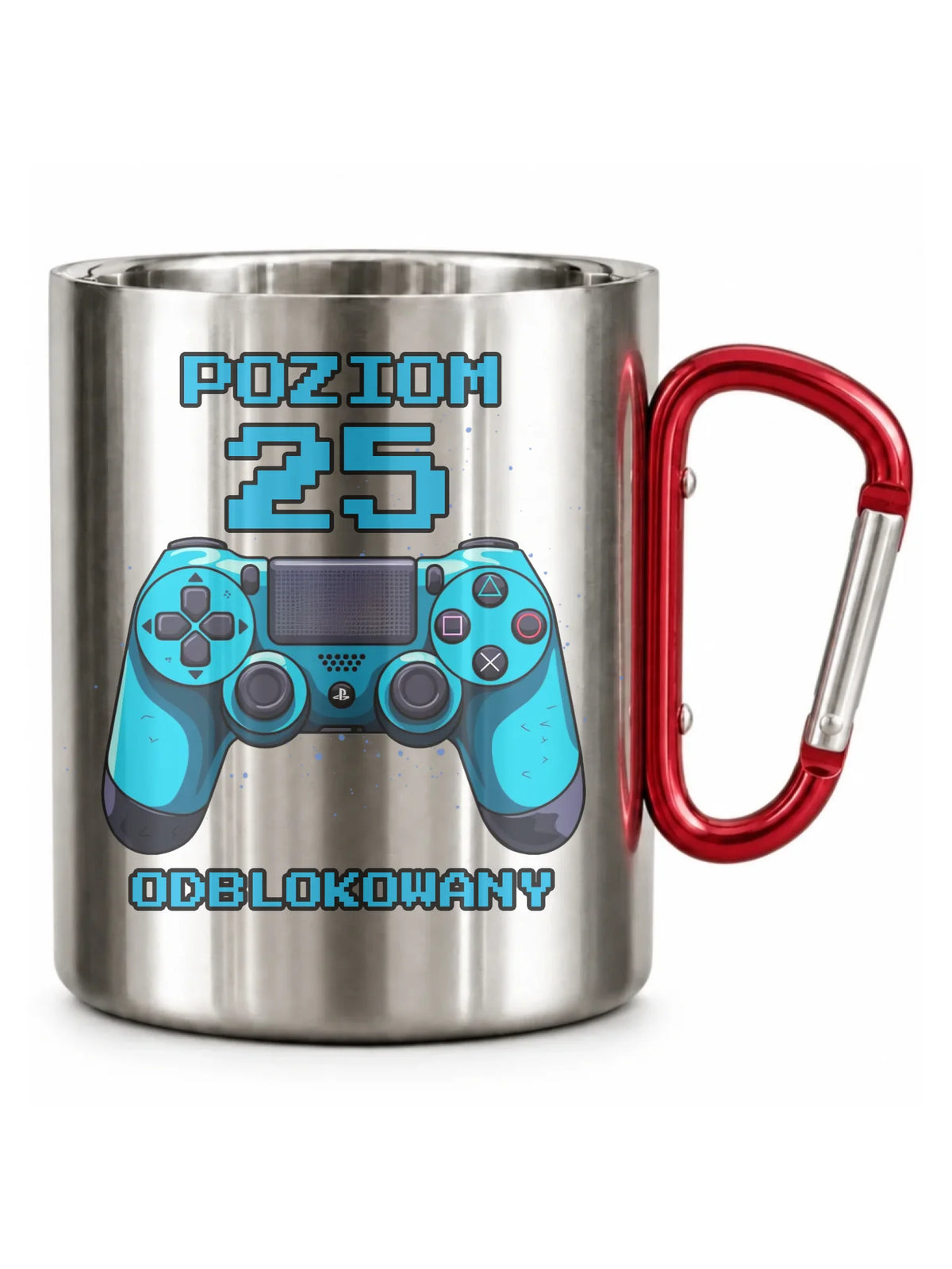 Poziom odblokowany (wiek) | Kubek metalowy na urodziny dla gracza U24