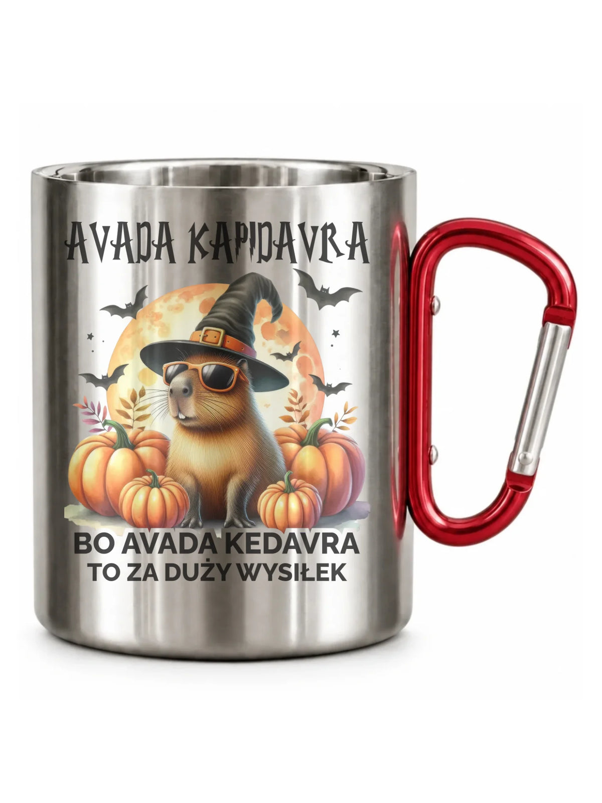 Kubek metalowy na halloween - Kapibara - Avada Kapidavra HL21