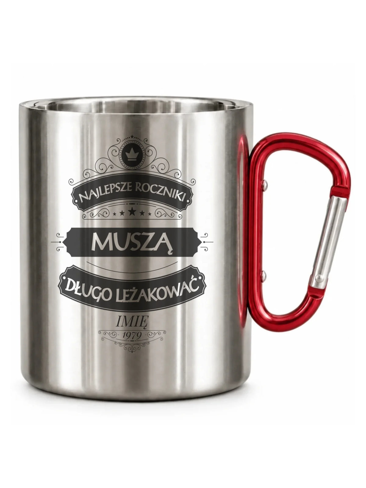 Najlepsze roczniki | Personalizowany metalowy kubek prezent na urodziny U09