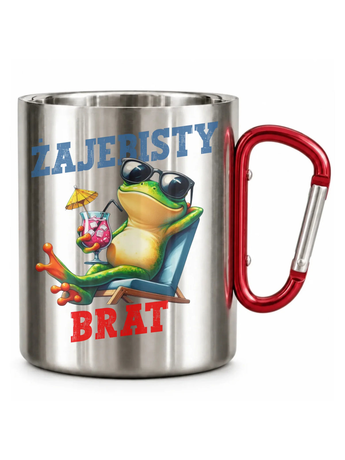 Kubek metalowy dla brata - Żajebisty Brat DB01