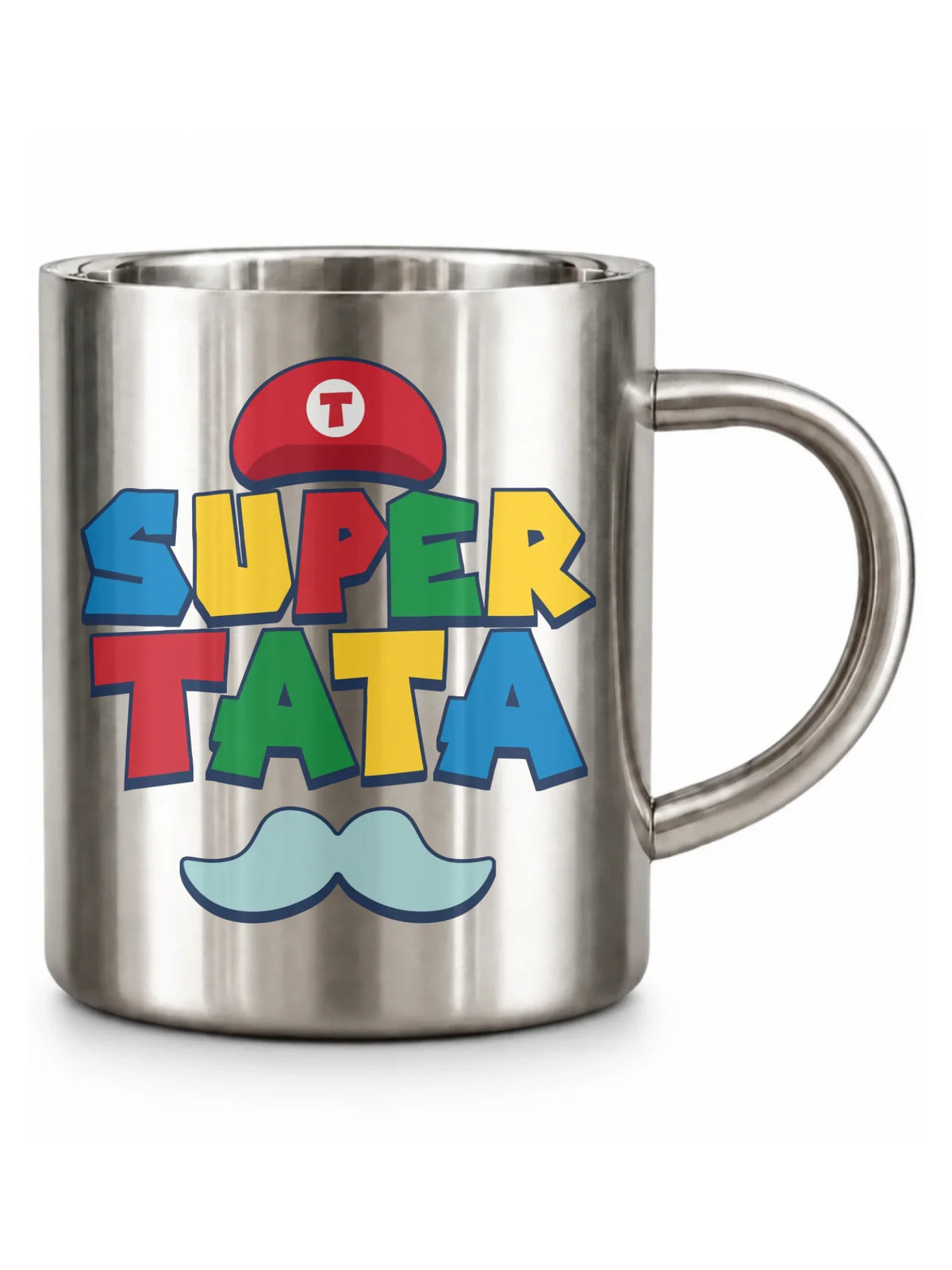 Kubek turystyczny dla taty - Super Tata w stylu Mario DT28