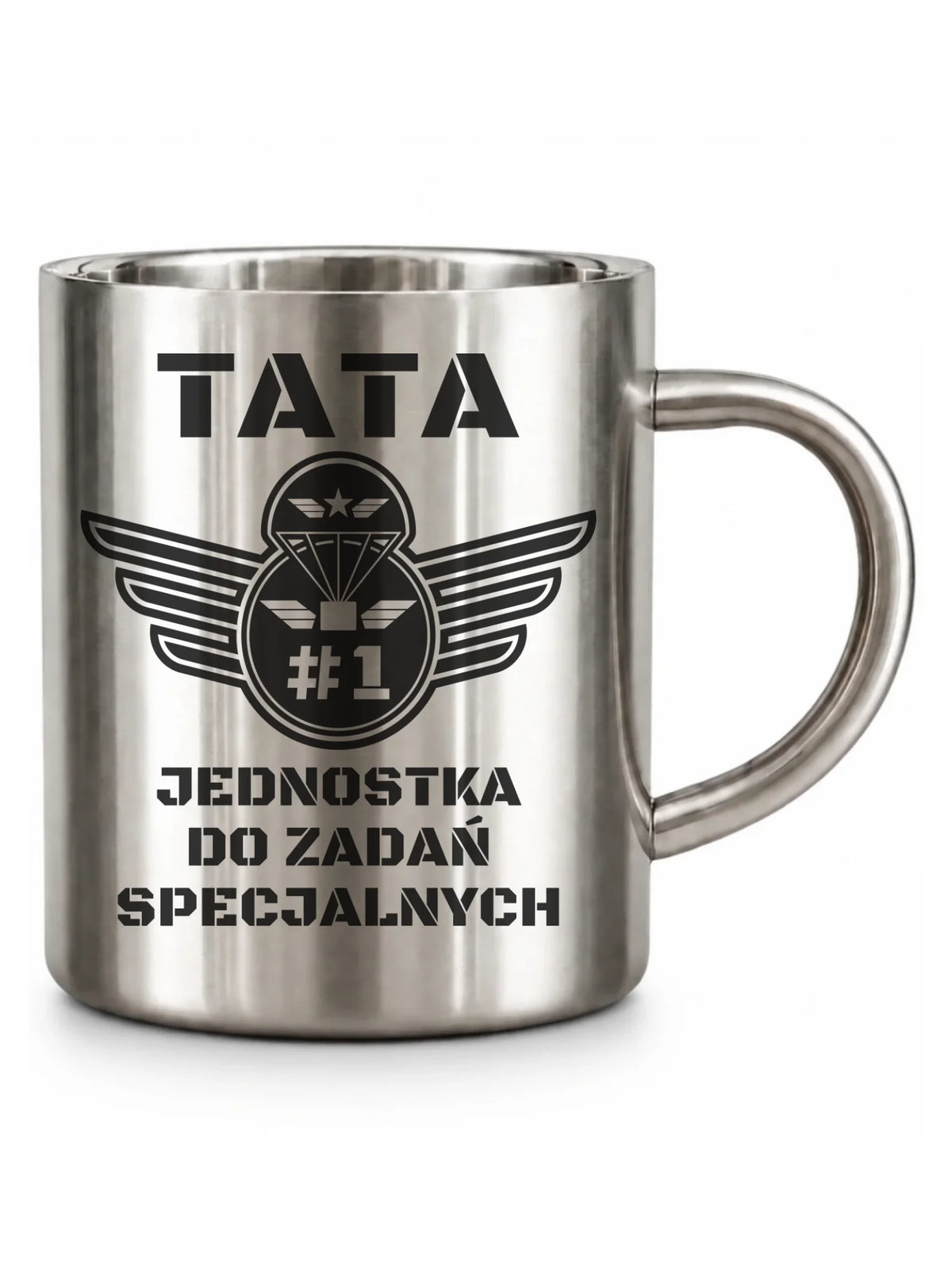 Kubek turystyczny dla taty - Tata jednostka do zadań specjalnych  DT42