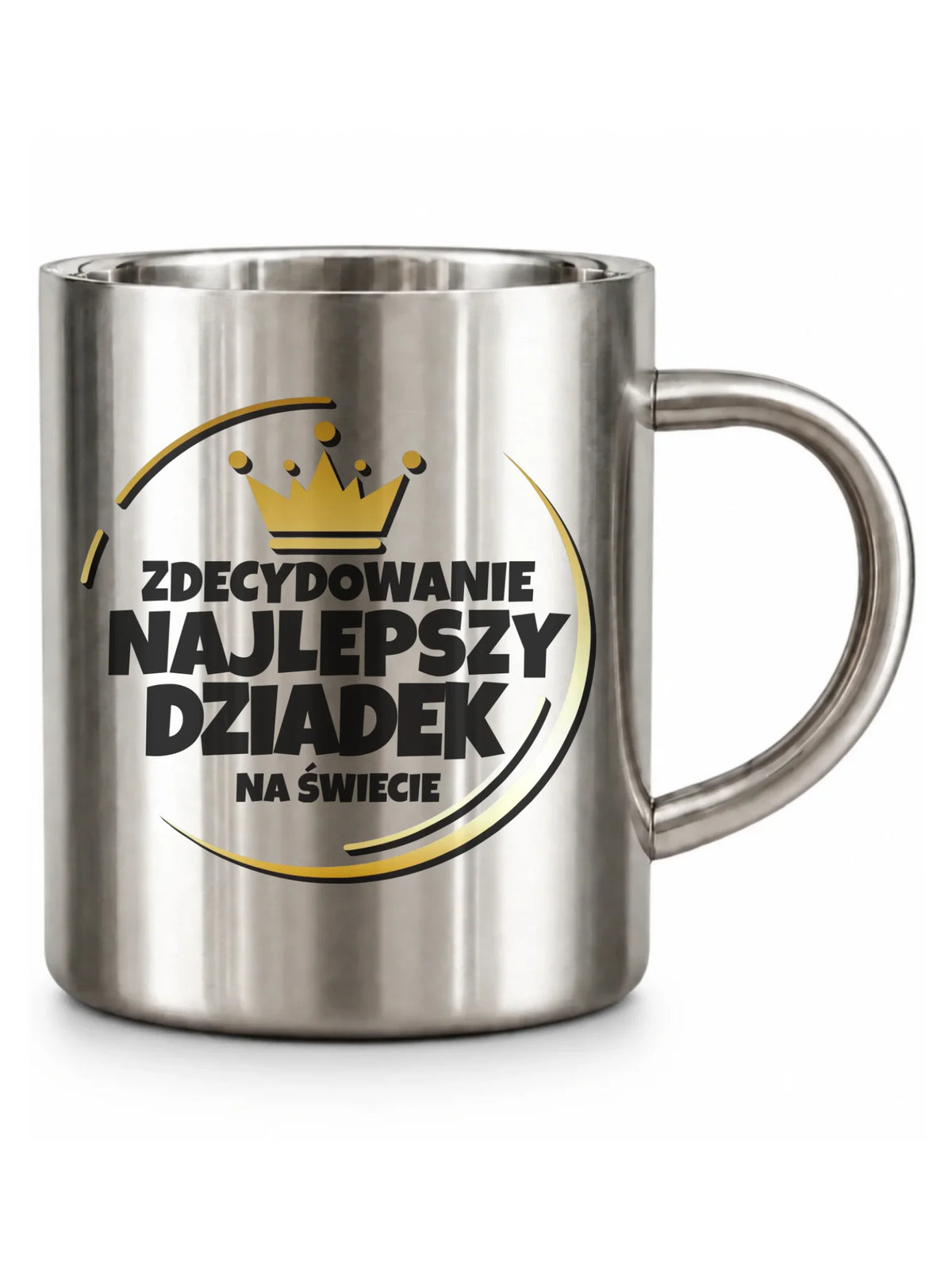 Kubek metalowy dla dziadka - Zdecydowanie najlepszy dziadek D32